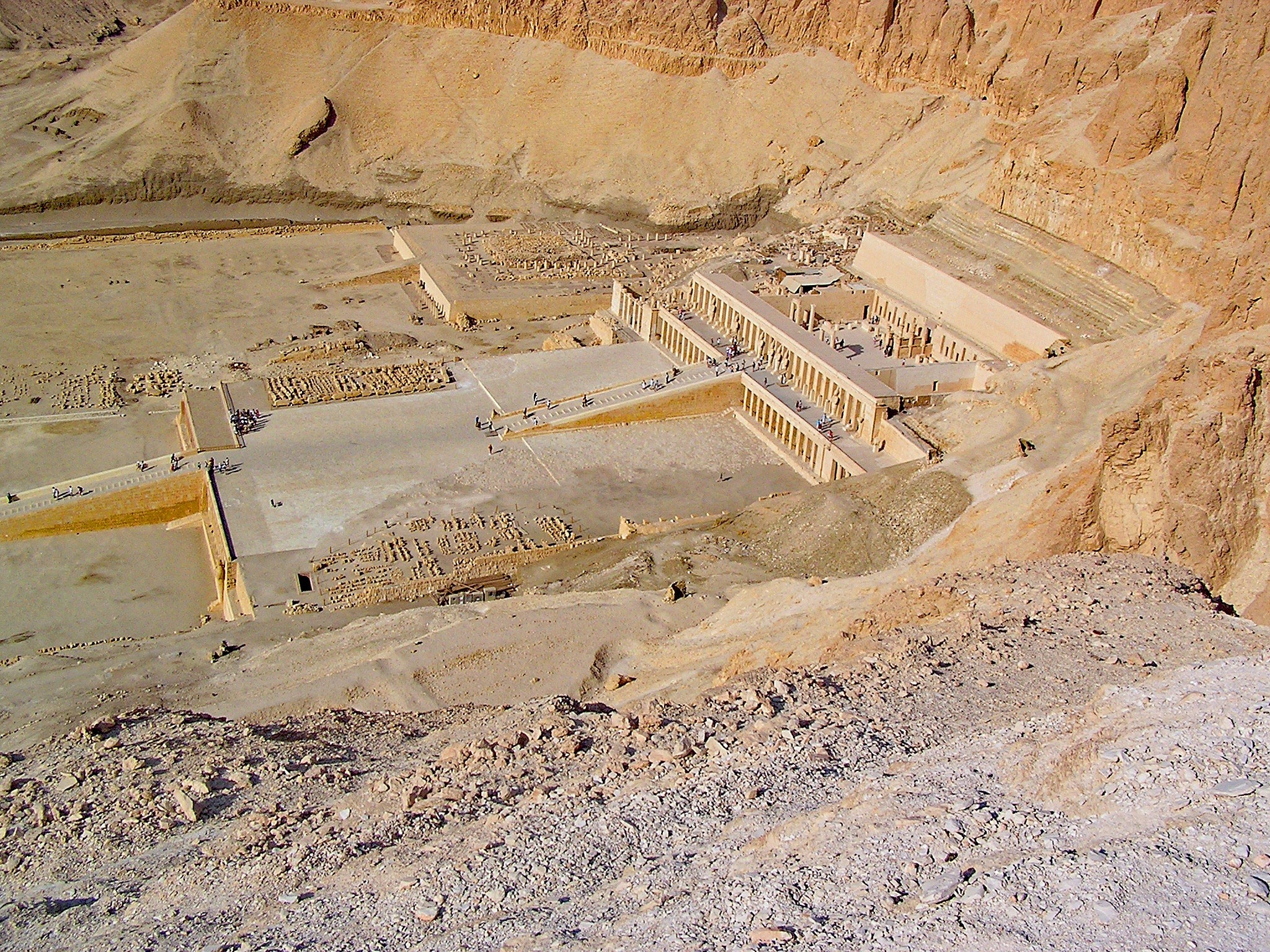 unesco, ancient civilization, mineral, hatchepsut, egypt, sand, fuel and power generation, pharaohs, temple, landscape, africa, mine, sunlight, climate, HD Wallpaper