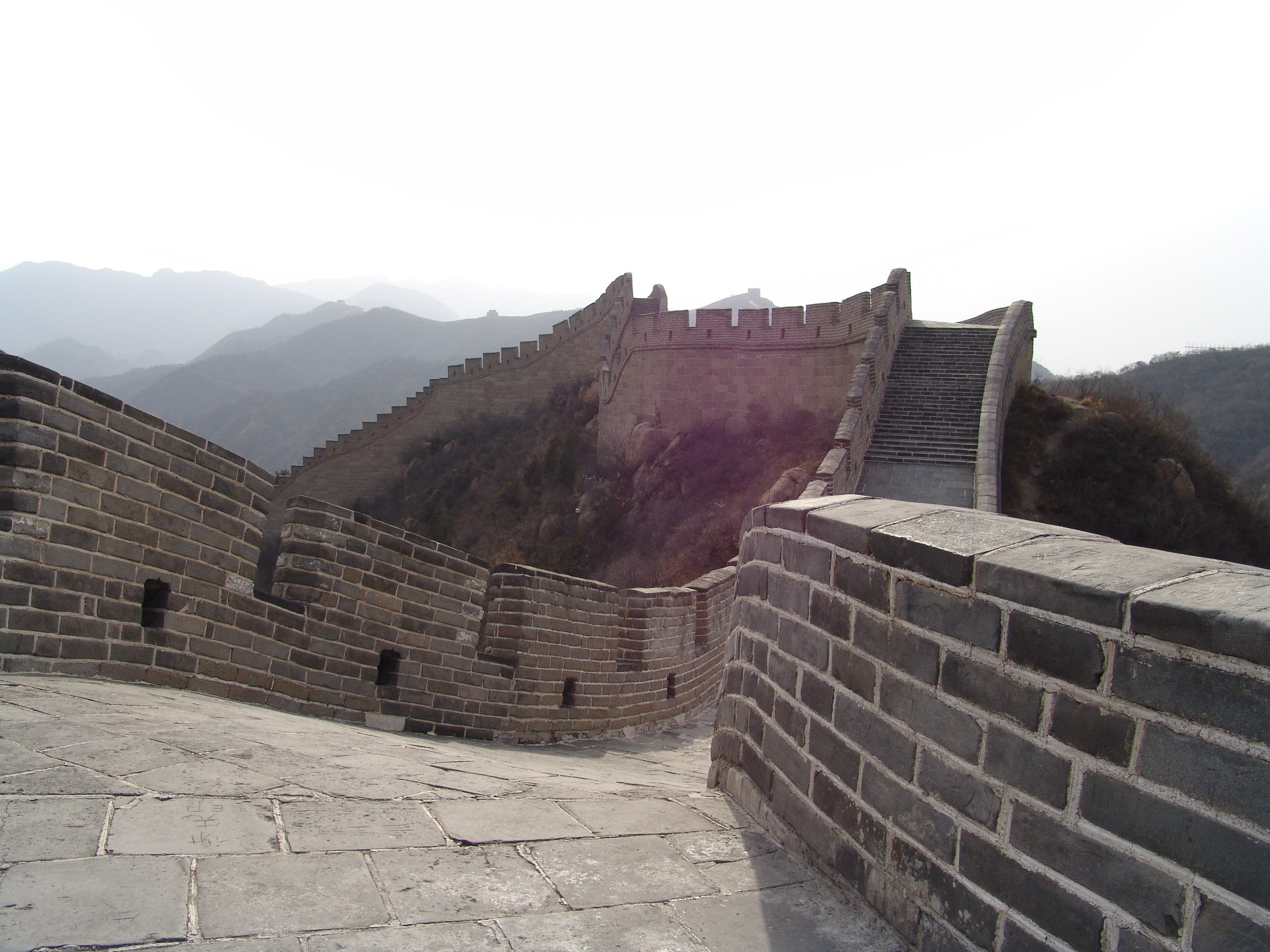 tourism, sky, places of interest, China, border wall, travel destinations, Wall, great wall, no people, travel, architecture, asia, old ruin, world heritage site, HD Wallpaper