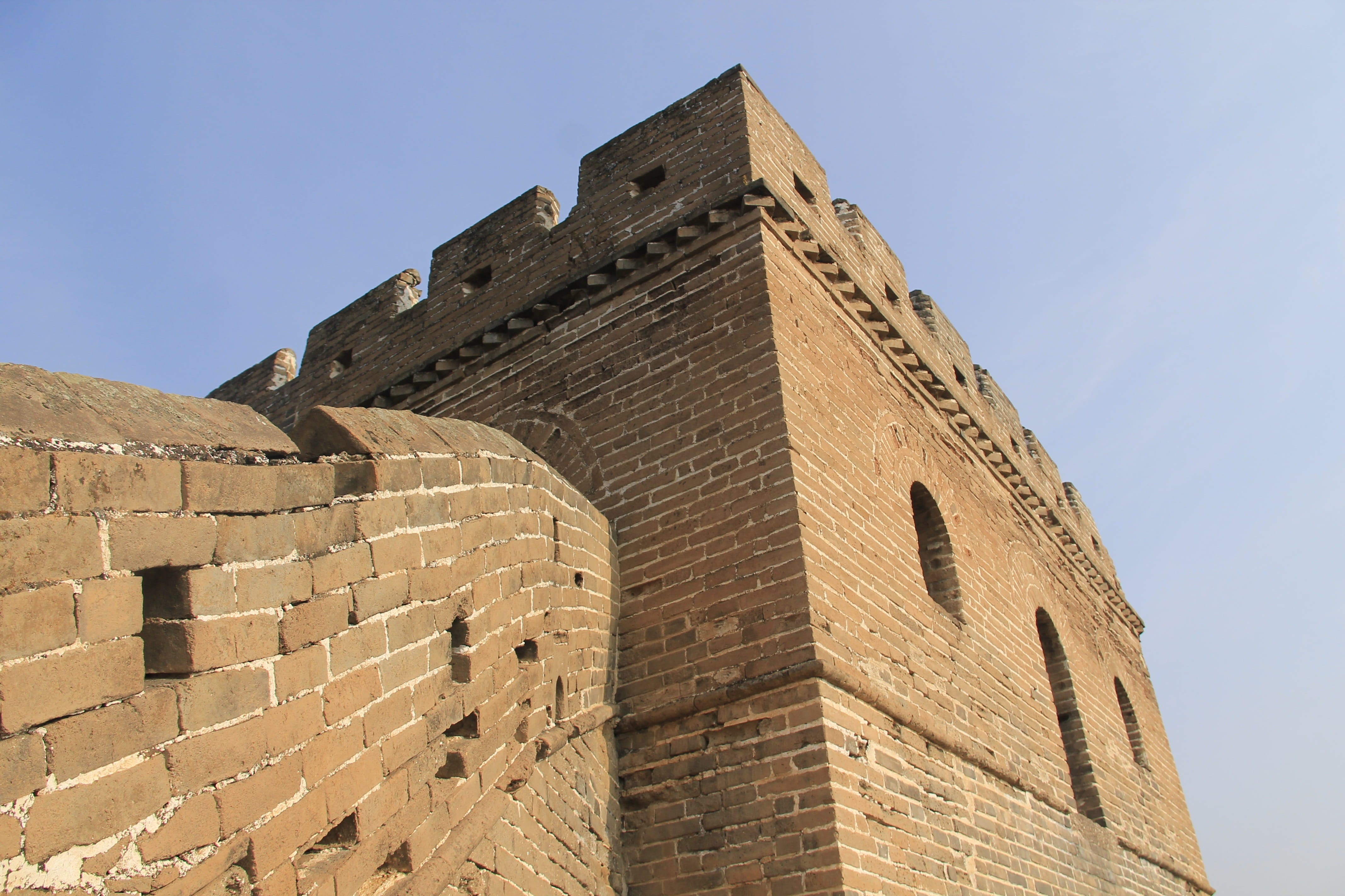 user-music photography, building exterior, the great wall, wall, outdoors, clear sky, brick, stone wall, old, architecture, the past, user easy music huyile, HD Wallpaper