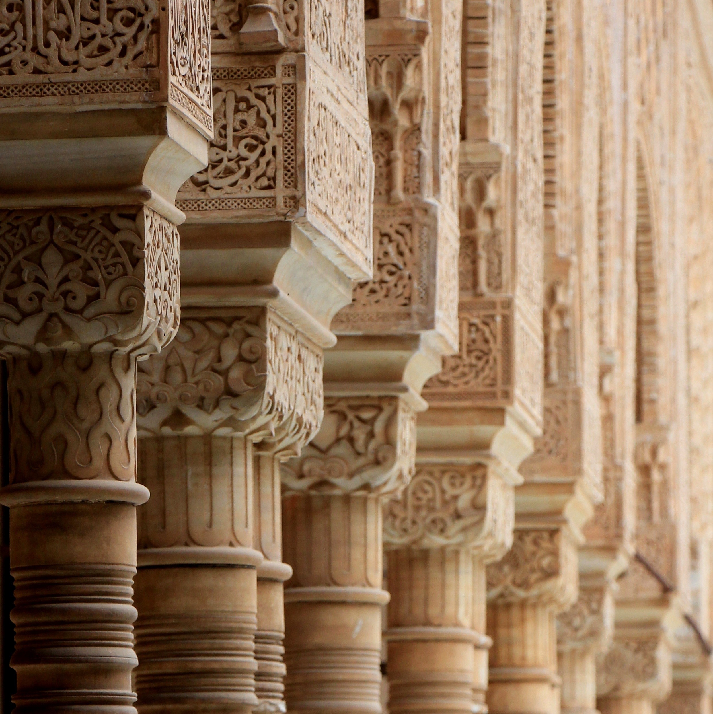 relief, moorish, design, built structure, art and craft, photography, close-up, concrete, craft, ornament, alhambra, architecture and art, decoration, ornate, Phone HD Wallpaper