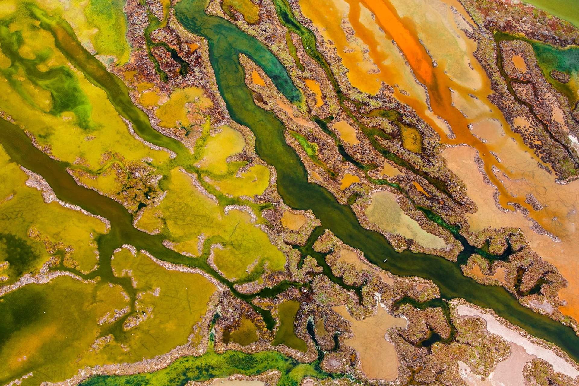 aerial view, non-urban scene, Spain, abstract, outdoors, day, tranquility, Andalusia, Pere Soler, beauty in nature, full frame, scenics - nature, tranquil scene, HD Wallpaper