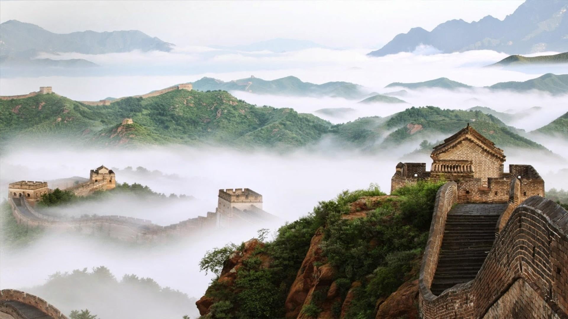 history, environment, scenics - nature, travel, city, built structure, china, tranquility, beauty in nature, architecture, plant, mountain, tranquil scene, HD Wallpaper