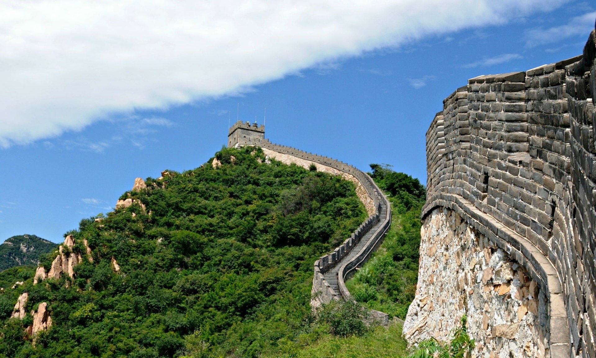 1080P, Great Wall of China, Monuments, China, HD Wallpaper