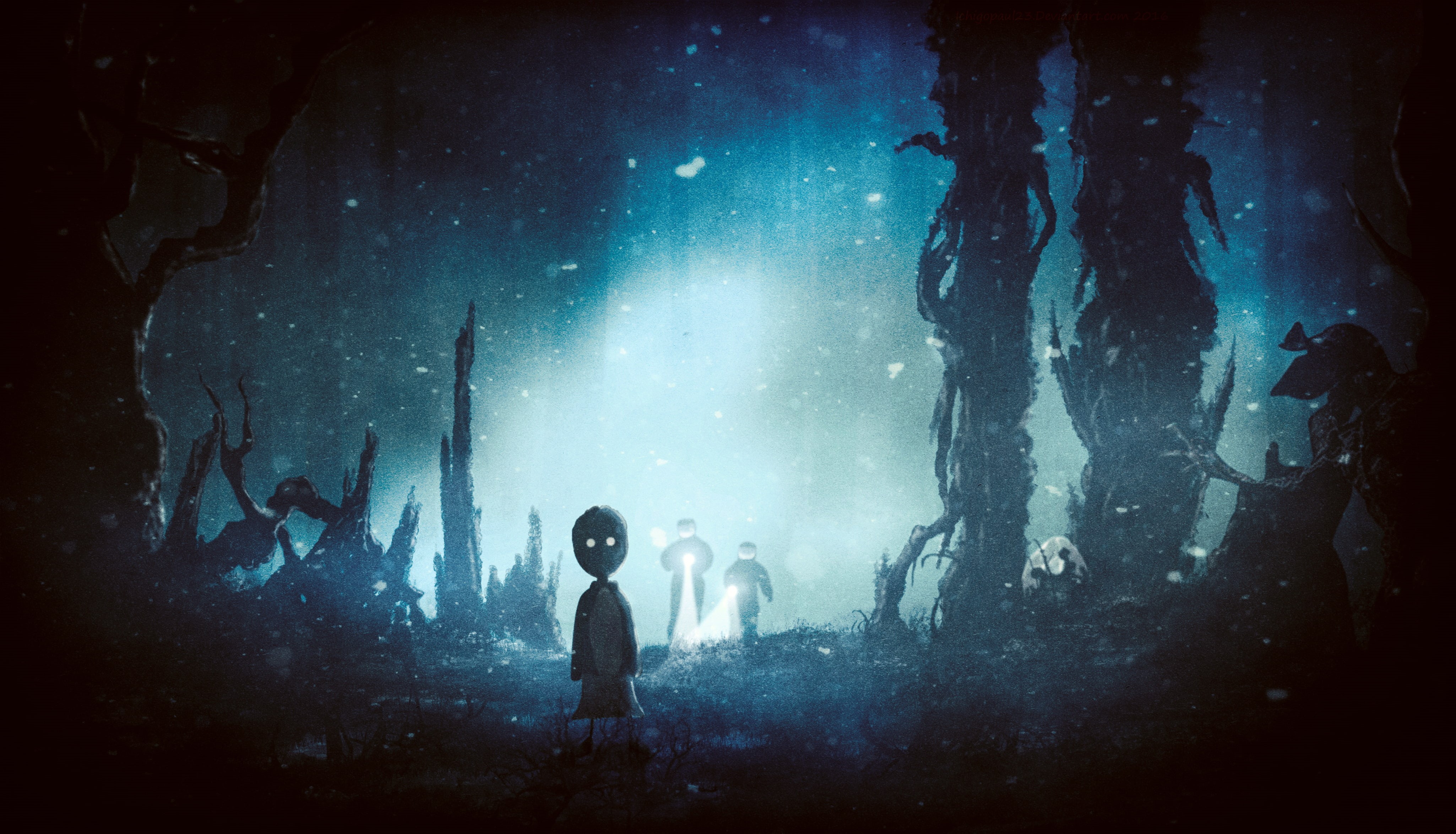 4K, Crossover, Video Game, Stranger Things, Limbo (Video Game), HD Wallpaper