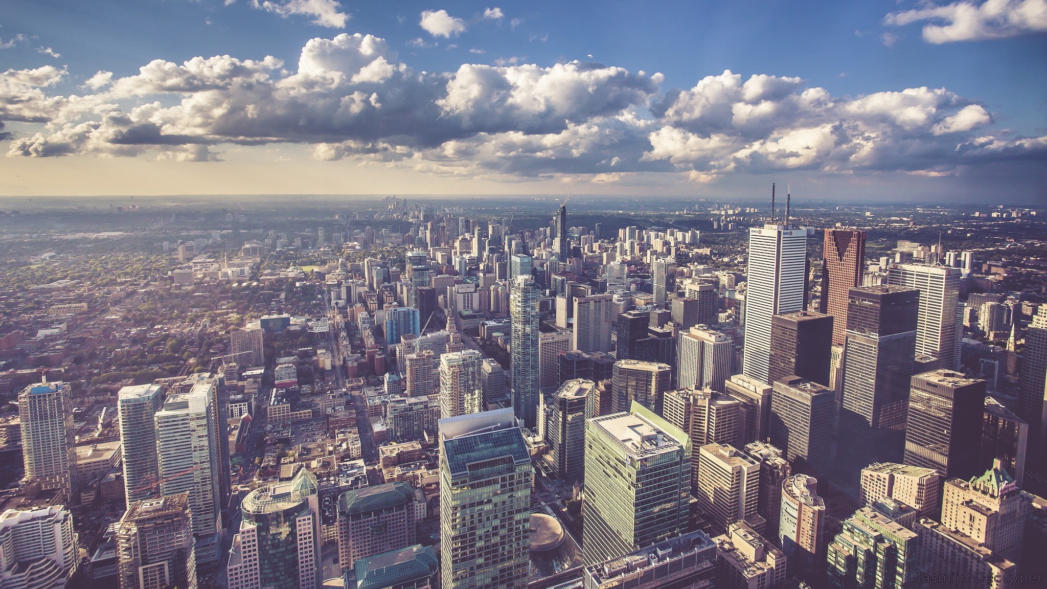 spire, high angle view, financial district, building exterior, office building exterior, 1080P, residential district, aerial view, outdoors, modern, city, HD Wallpaper