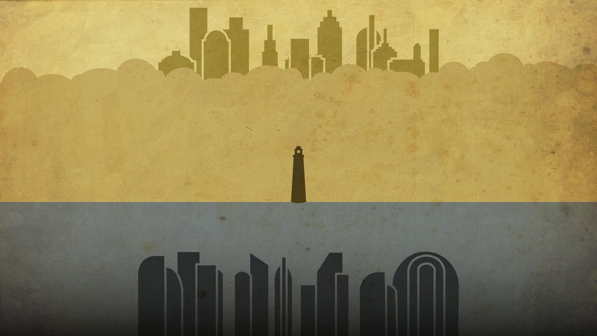 bioshock, 1080P, infinite, lighthouse, hd, video games, HD Wallpaper
