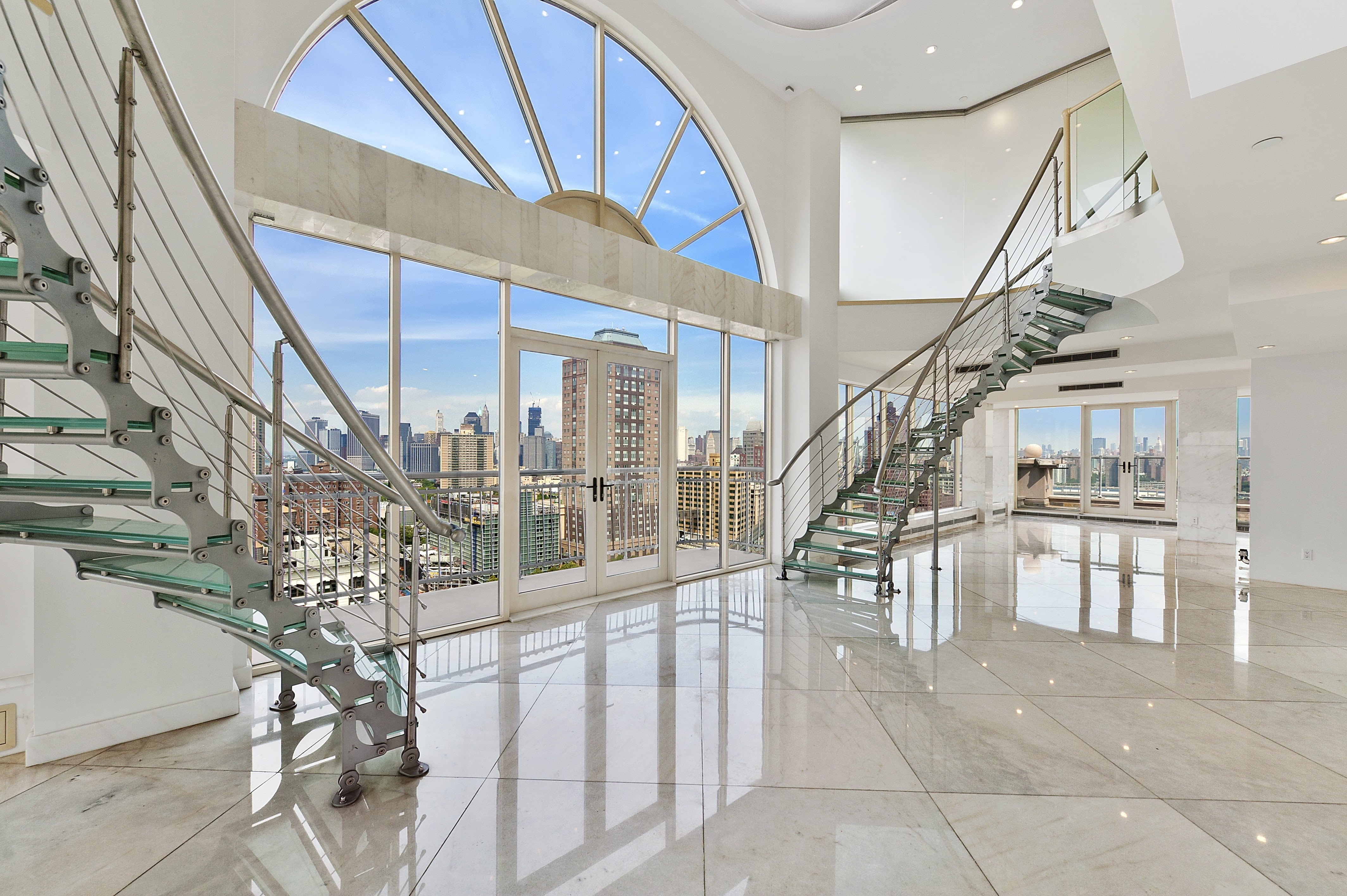 style, interior, design, megapolis, 4K, penthouse in Brooklyn, penthouse, HD Wallpaper