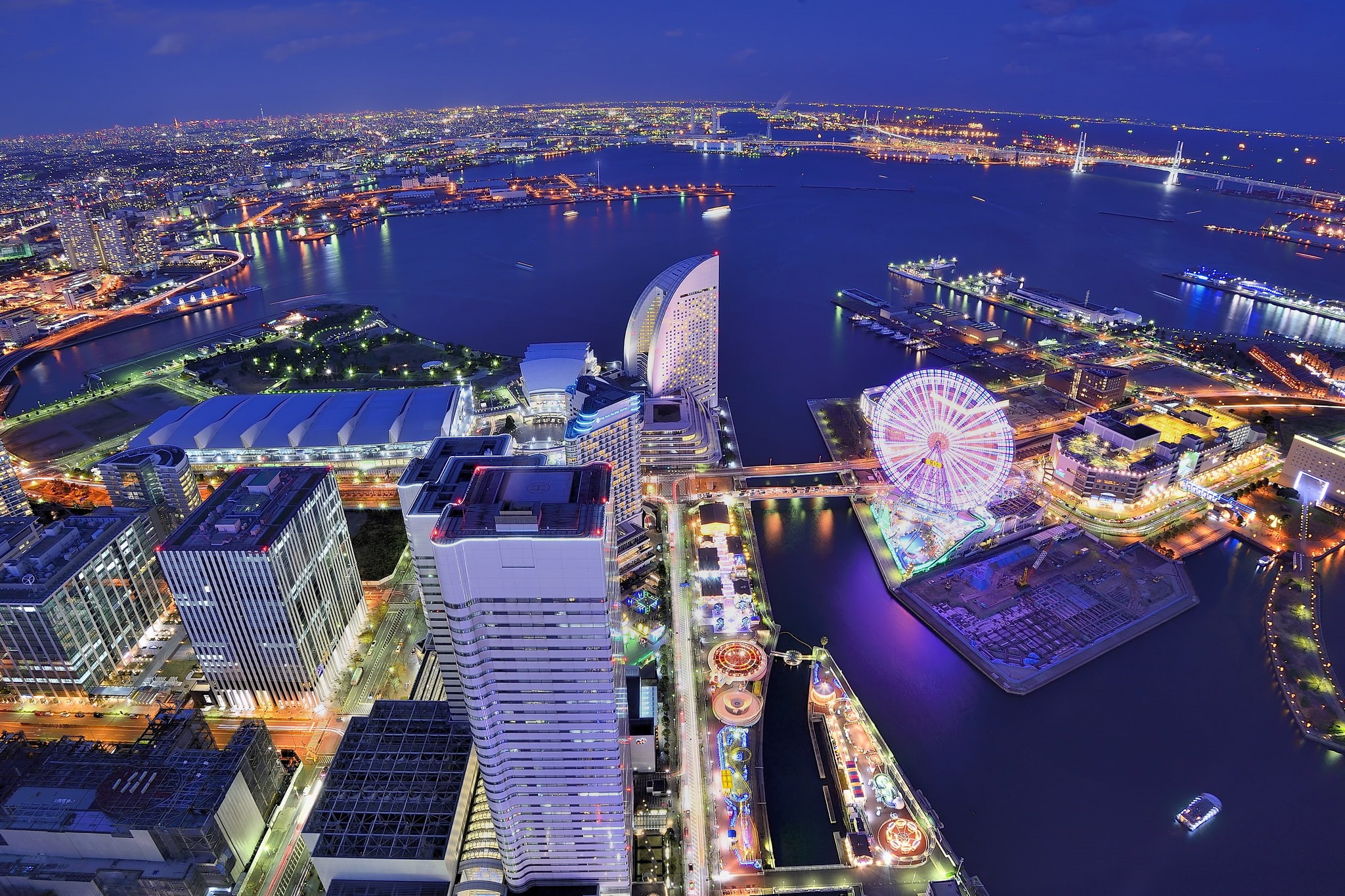 home, skyscraper, modern, outdoors, financial district, travel destinations, architecture, megapolis, high angle view, lights, no people, building, residential district, HD Wallpaper