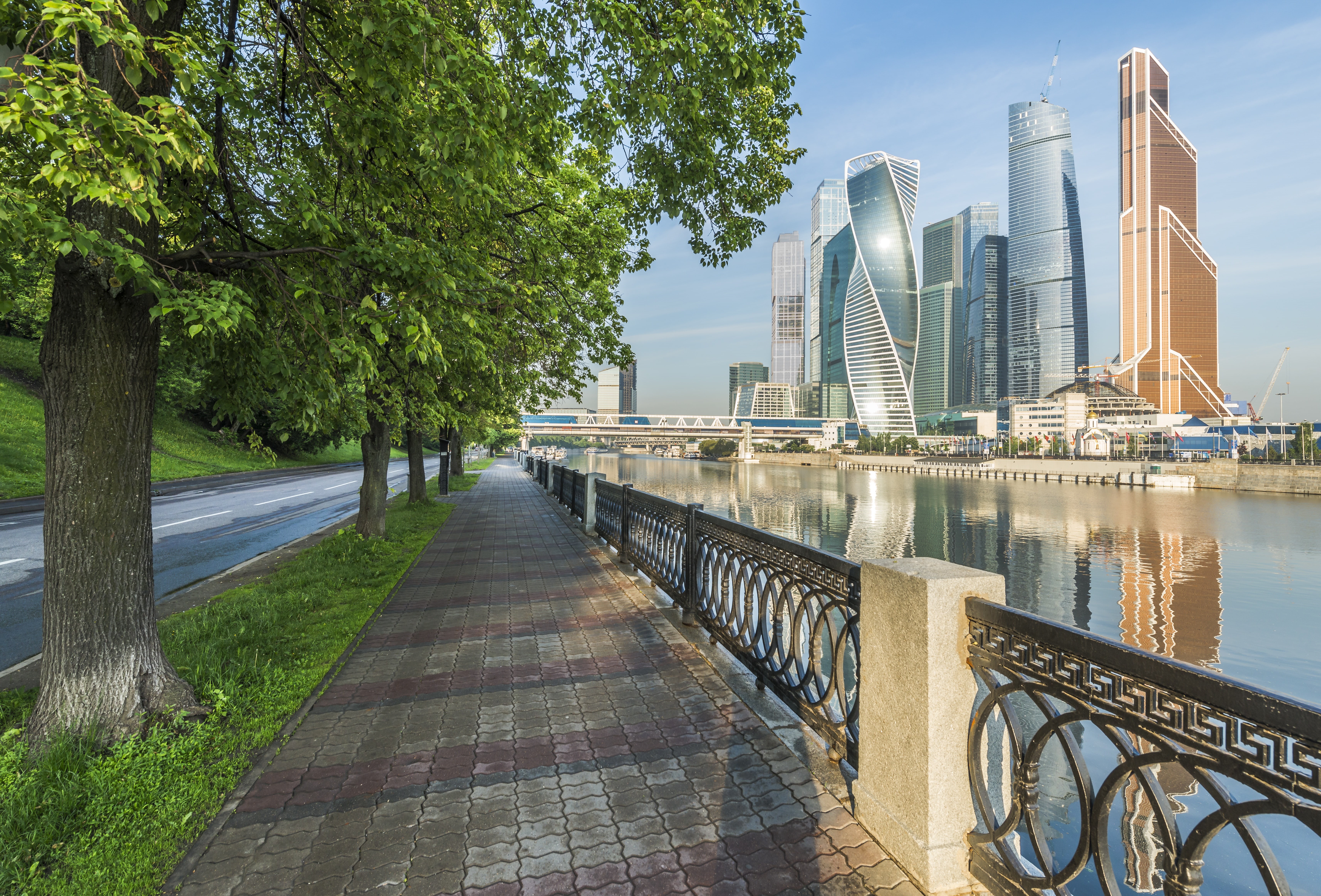 international, 5K, Moscow-City, Buildings, Russia, Moscow City, Building, Moscow, center, business, HD Wallpaper