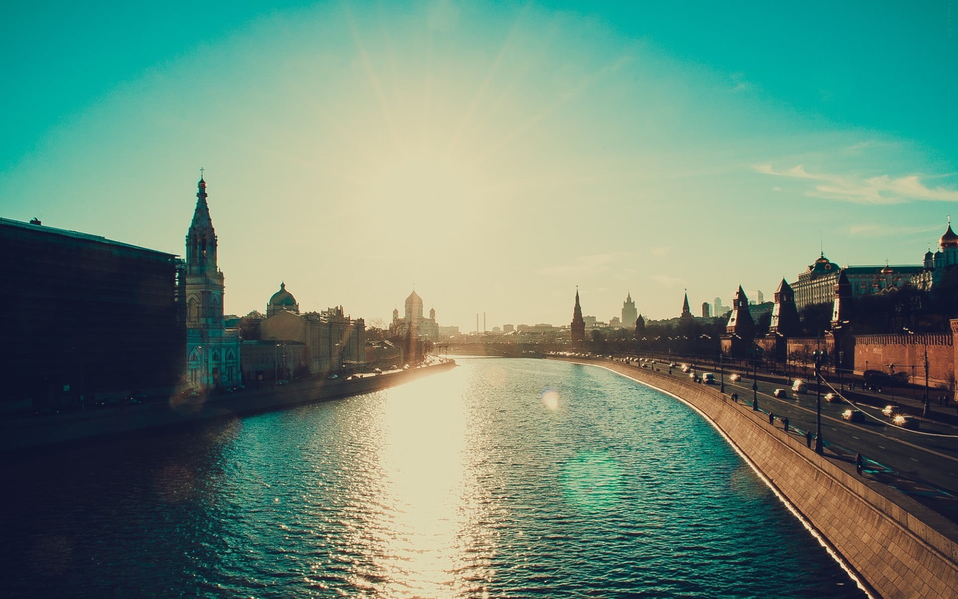 bridge, daytime, body, sunlight, no people, river, nature, connection, tower, built structure, spire, religion, city, building, place of worship, outdoors, HD Wallpaper