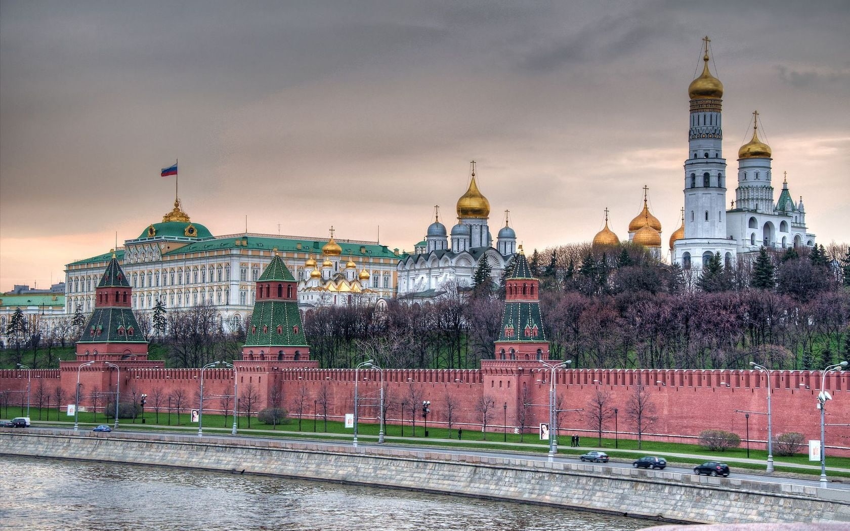 travel, capital Cities, river, tower, town, church, building Exterior, kremlin, brick, 720P, sunset, cathedral, history, architecture, travel Destinations, HD Wallpaper
