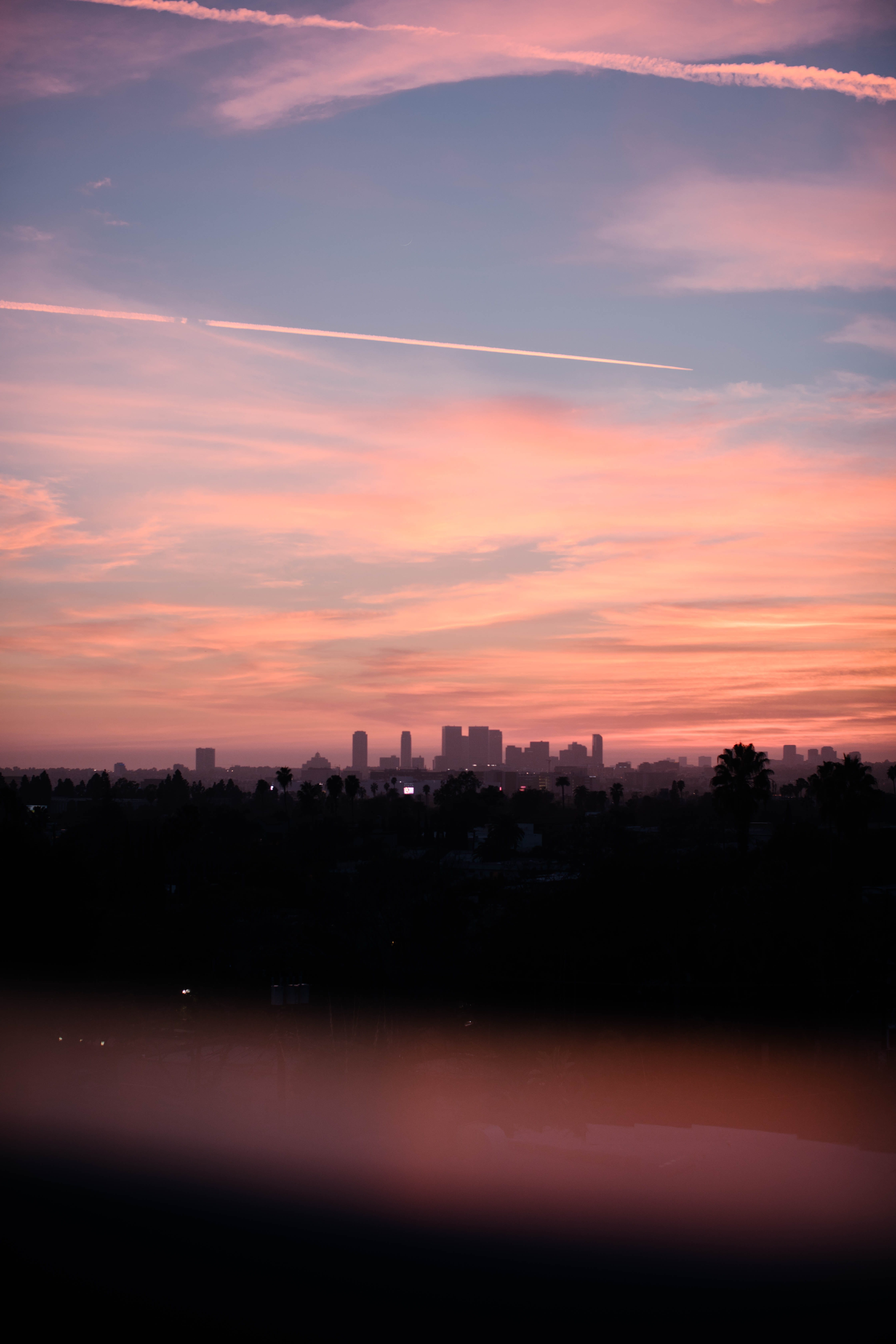 outdoors, west hollywood, beauty in nature, built structure, nature, landscape, no people, buildings, scenics - nature, architecture, environment, orange color, Phone HD Wallpaper