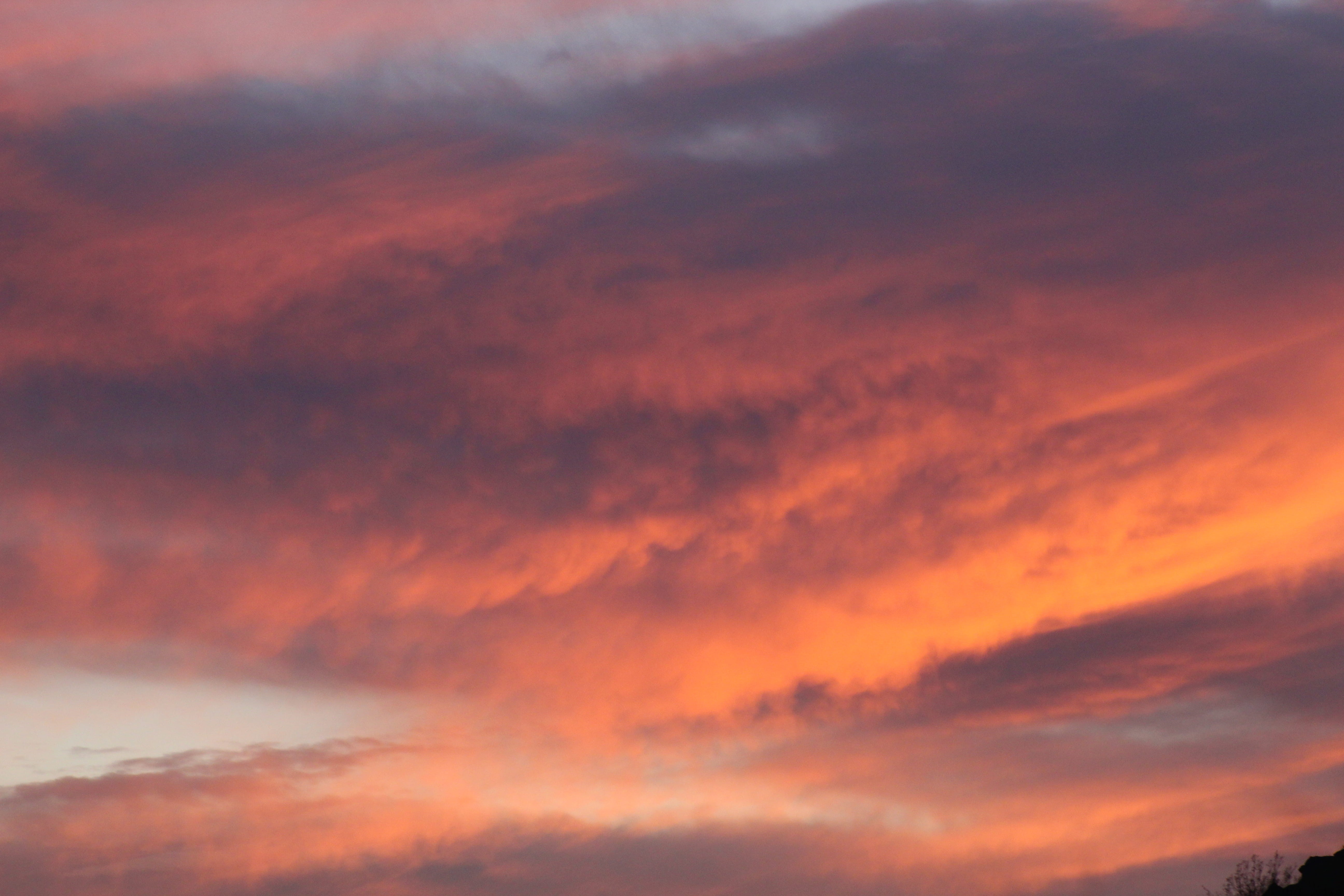 awe, cotton candy, cloud - sky, meteorology, dusk, fire, idyllic, phoenix, backgrounds, overcast, tranquility, orange, scenics - nature, nature, no people, HD Wallpaper