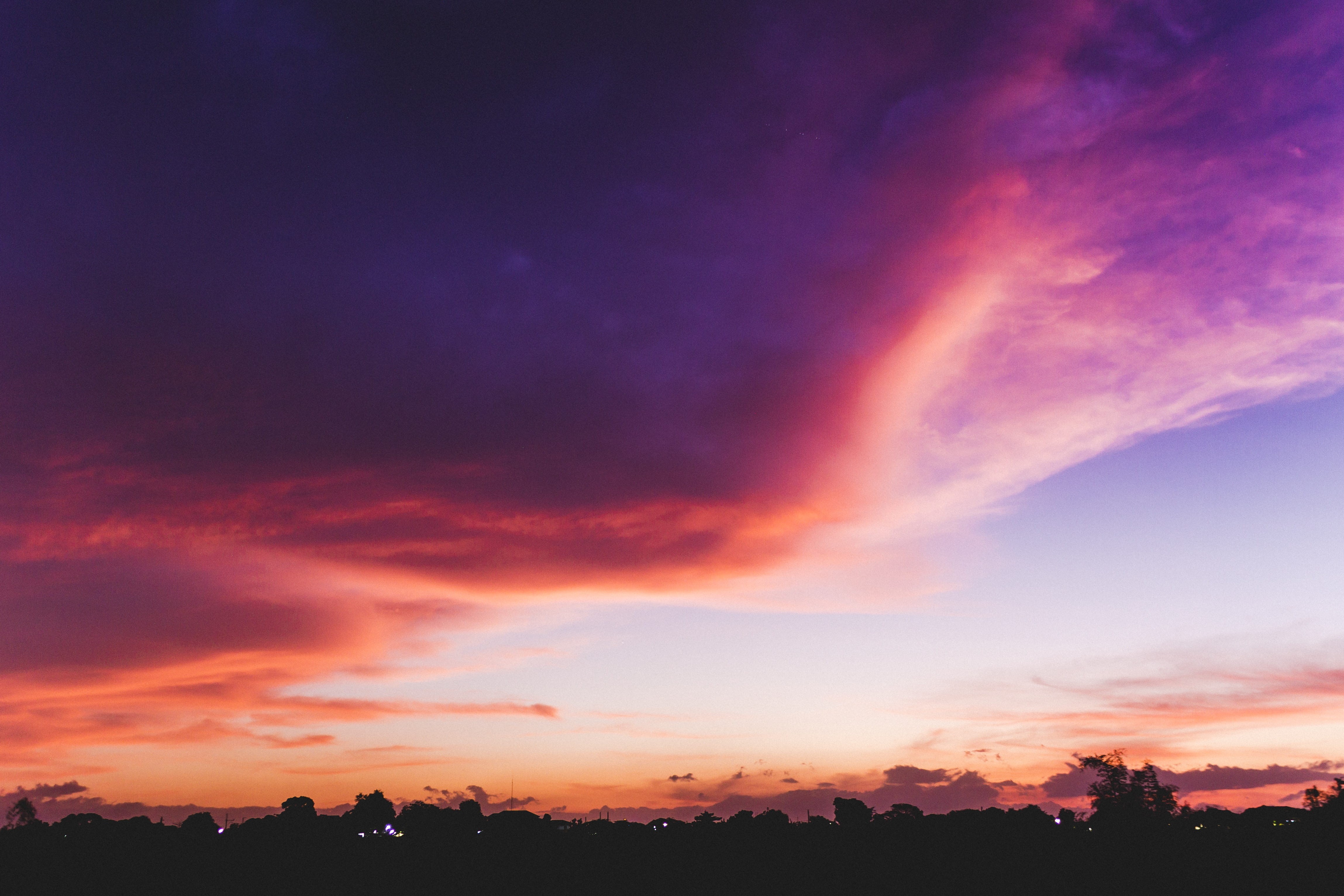 philippines, twilight, scenics - nature, idyllic, vibrant color, cavite, dramatic sky, beauty in nature, no people, mood, outdoors, atmosphere, sunset, HD Wallpaper