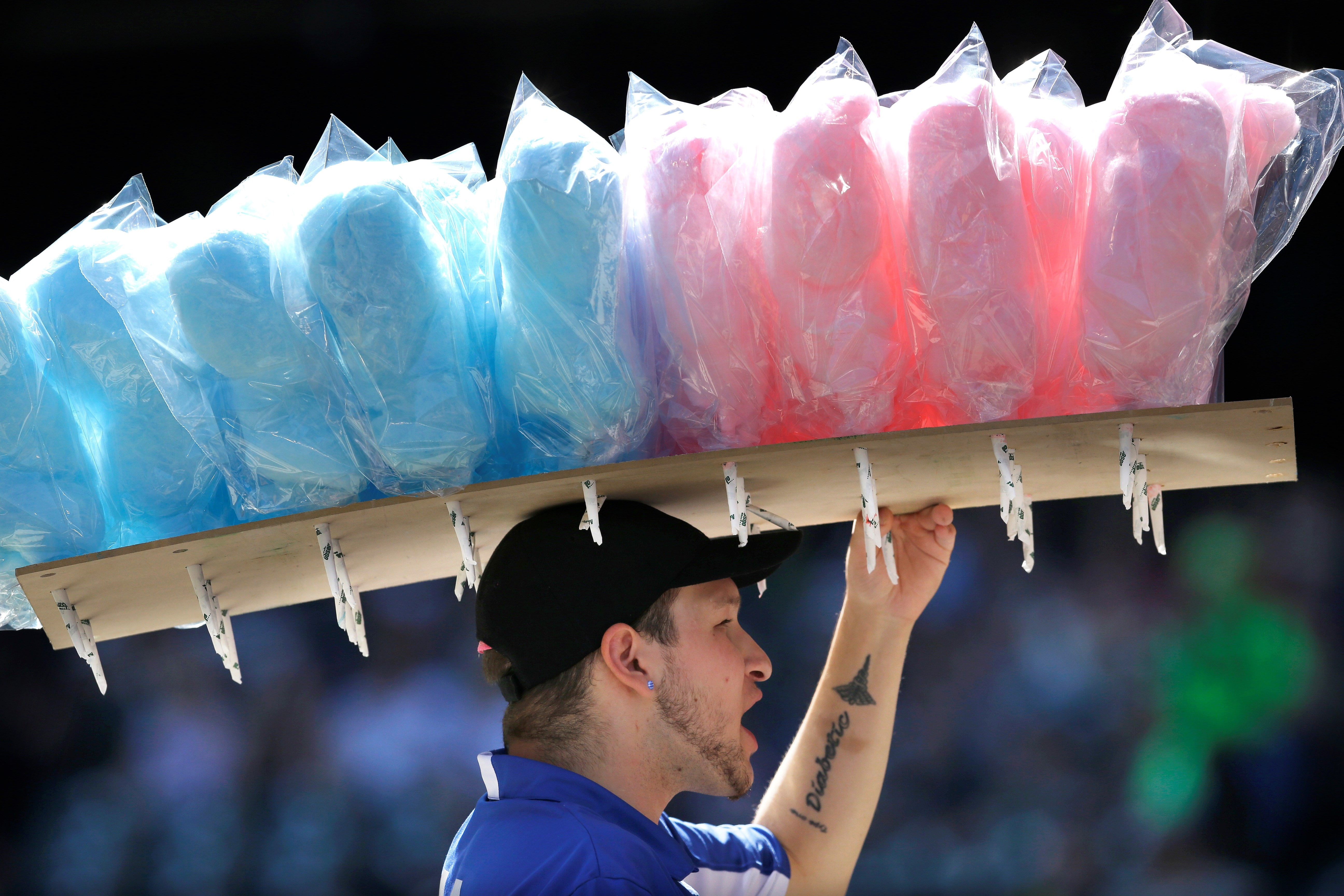 celebration, adult, nature, 5K, looking, men, holding, day, one person, real people, young adult, cotton candy, leisure activity, lifestyles, outdoors, HD Wallpaper