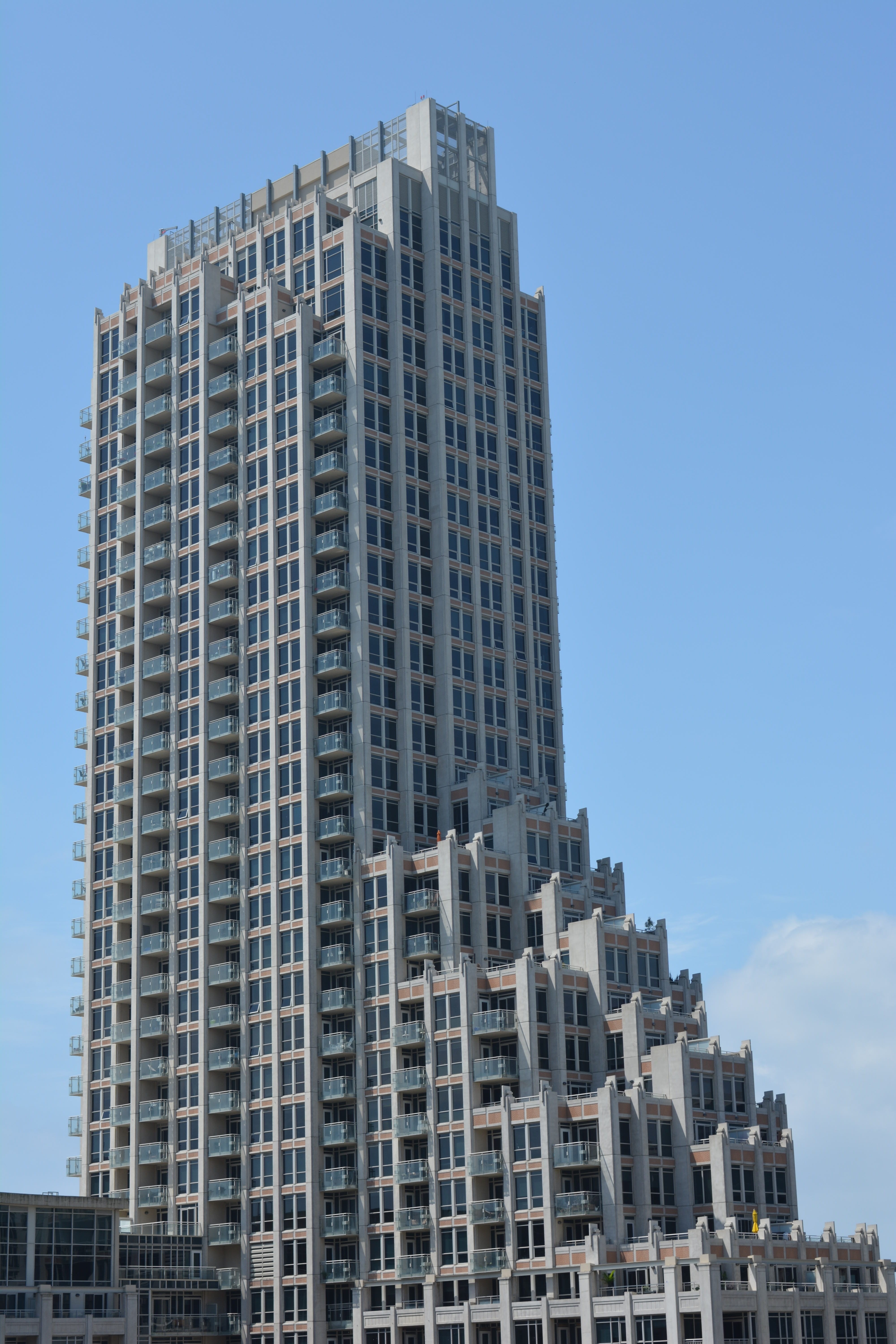 Condo, skyline, outdoors, building, high, cityscape, day, clear sky, no people, built structure, glass, sky, corporate, apartment, architecture, Modern, Phone HD Wallpaper
