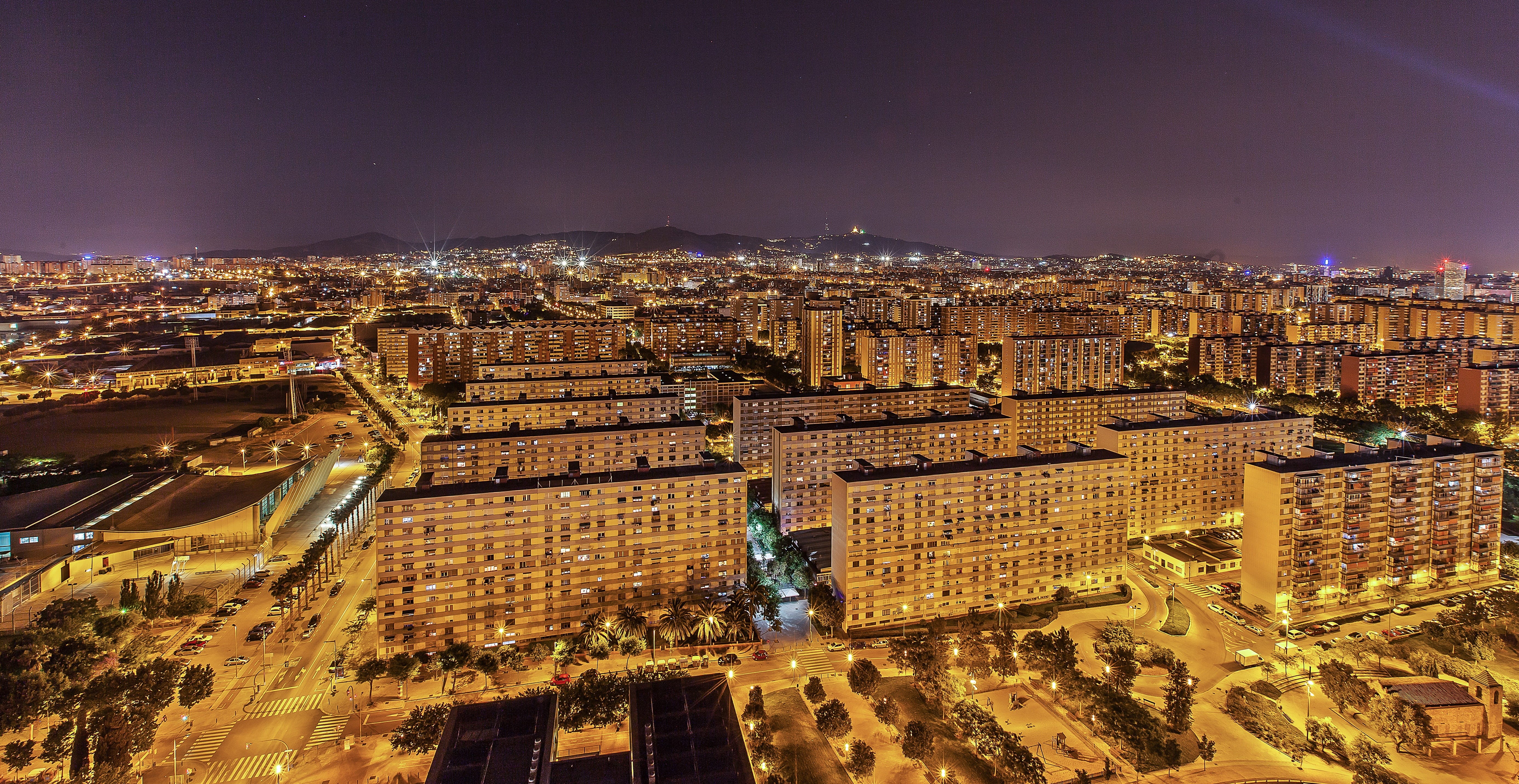 residential district, europe, long exposure, city view, dri, urban landscape, hdr, skyscraper, illuminated, travel, from above, built structure, architecture, HD Wallpaper