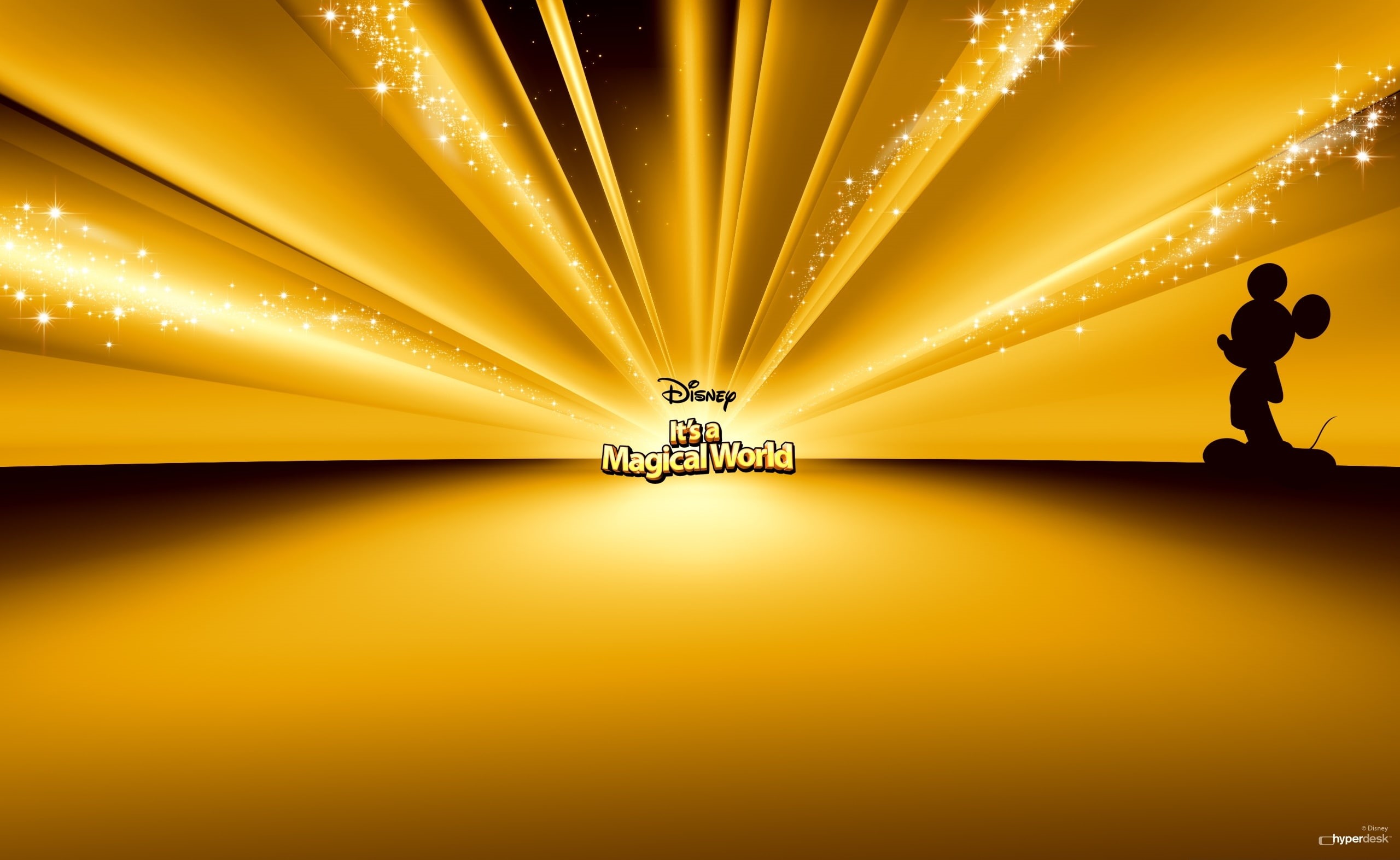 Mouse, indoors, abstract, architecture, performance, ceiling, stage - performance space, Mickey, digital, Disney, orange color, built structure, Cartoons, HD Wallpaper