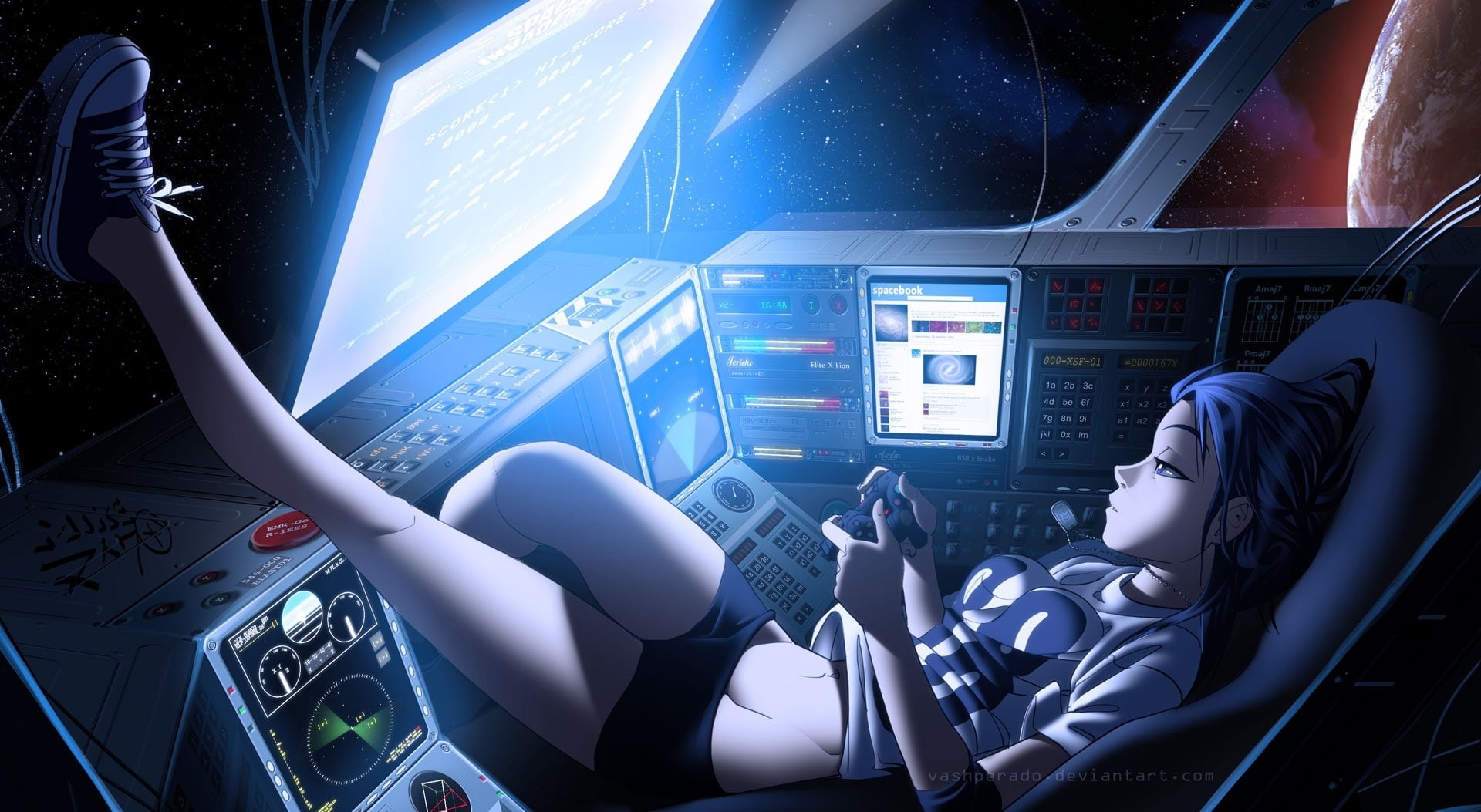 computer, c, u, communication, Cartoons, control panel, vehicle interior, s, dashboard, 1080P, air vehicle, airplane, t, o, Others, transportation, HD Wallpaper