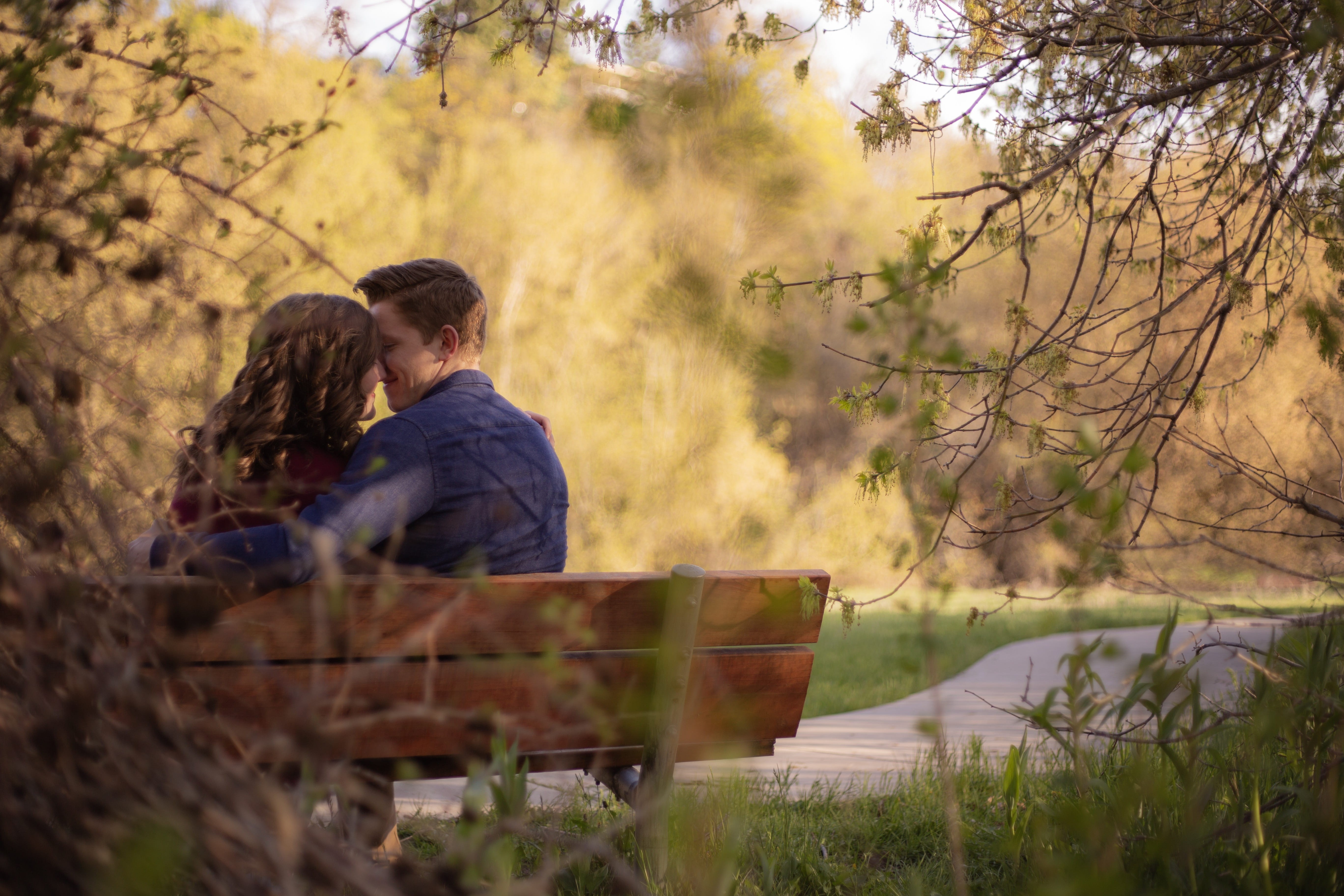 hugging, hug, plant, love, leisure, togetherness, young adult, together, young men, blur, people, photography, couple, in love, romance, man, couple - relationship, HD Wallpaper