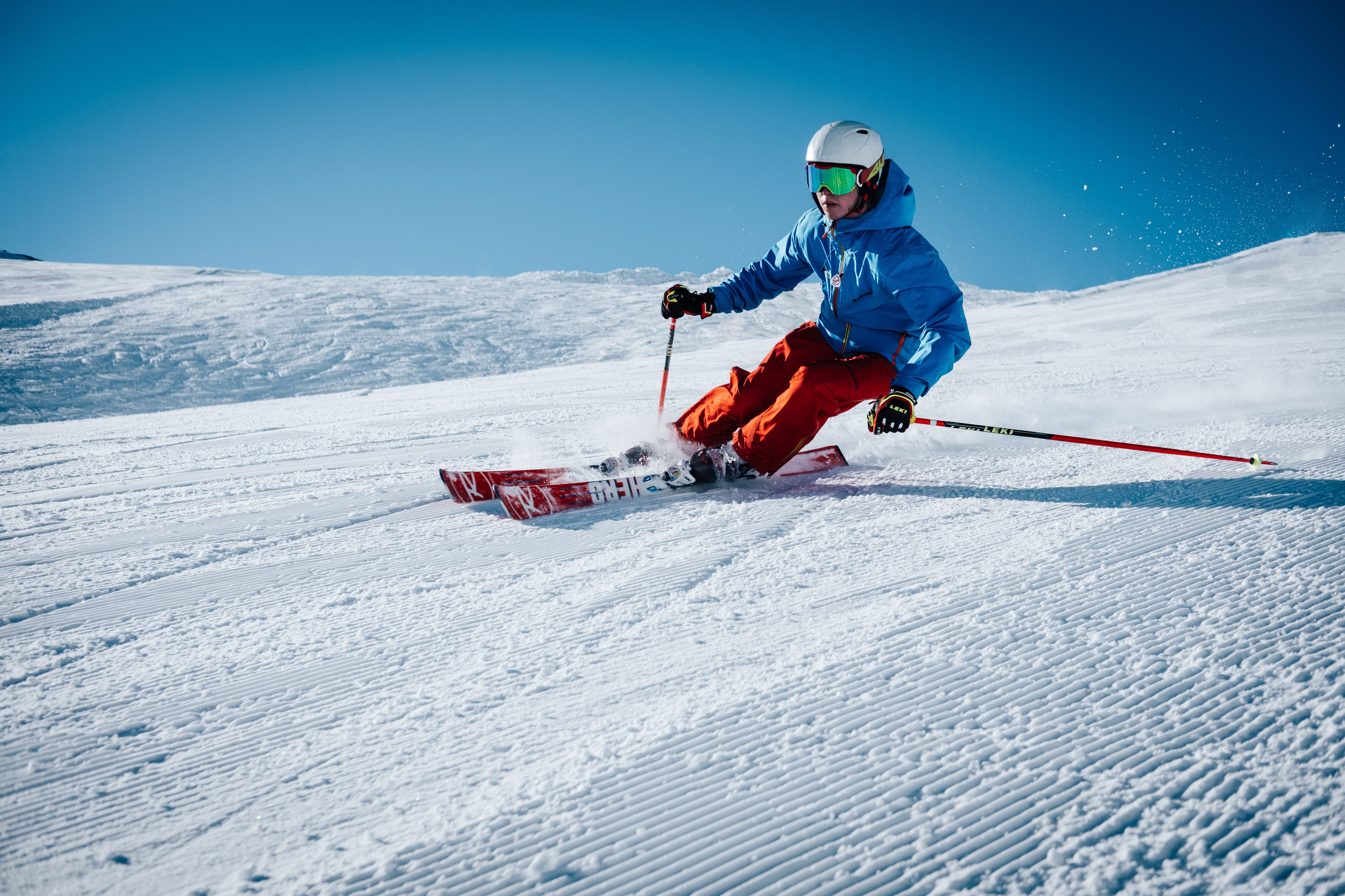 winter sport, ski instructor, vacations, leisure activity, winter, apparel, human, mountain, extreme sports, 5K, ski-wear, austria, cold temperature, sports, HD Wallpaper
