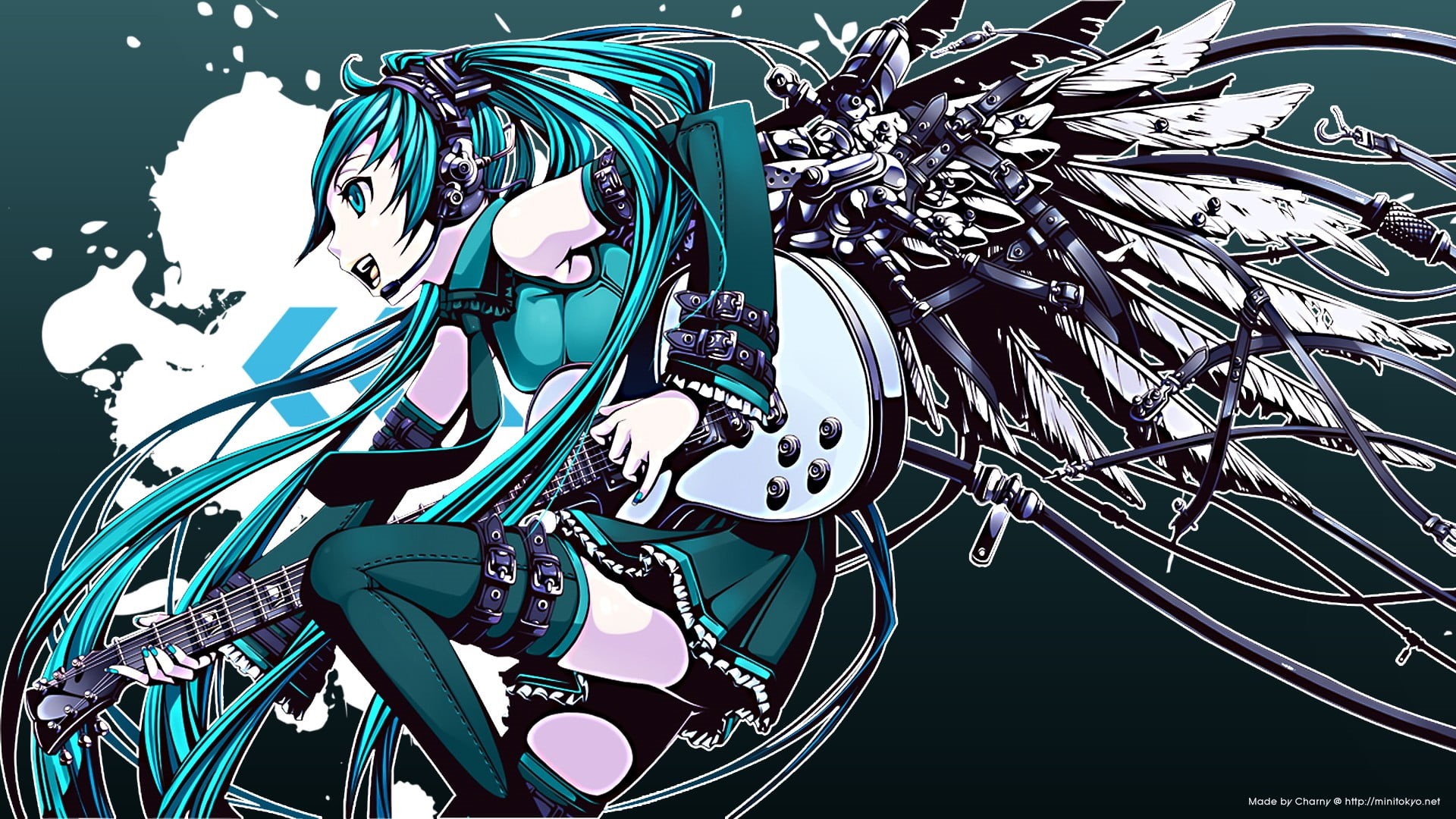 close-up, amusement park ride, amusement park, mode of transportation, anime girls, creativity, wheel, Hatsune Miku, speed, 1080P, day, low angle view, HD Wallpaper