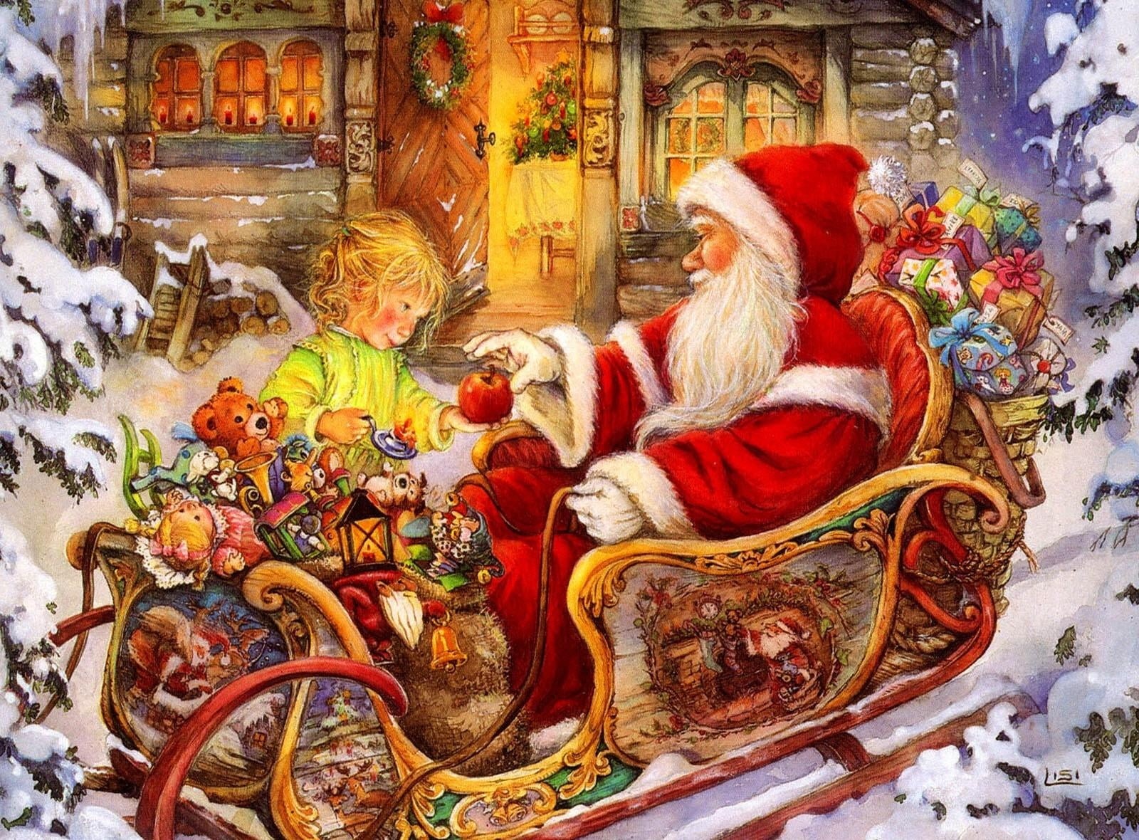 temple - Building, human representation, 720P, holiday, sleigh, belief, asia, architecture, art and craft, sculpture, outdoors, creativity, saint, santa, HD Wallpaper