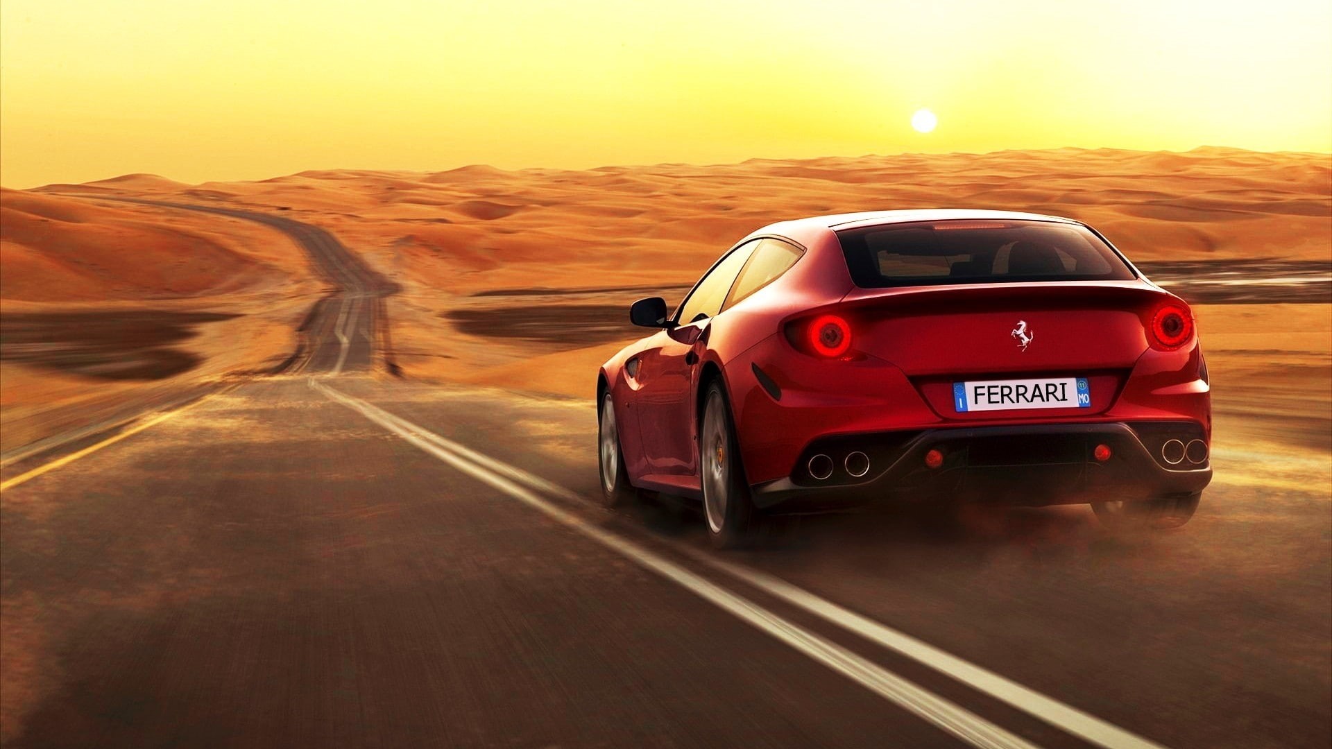 1080P, x, cars, ff, photomanipulations, art, Red Cars, ferrari, red, hd, HD Wallpaper