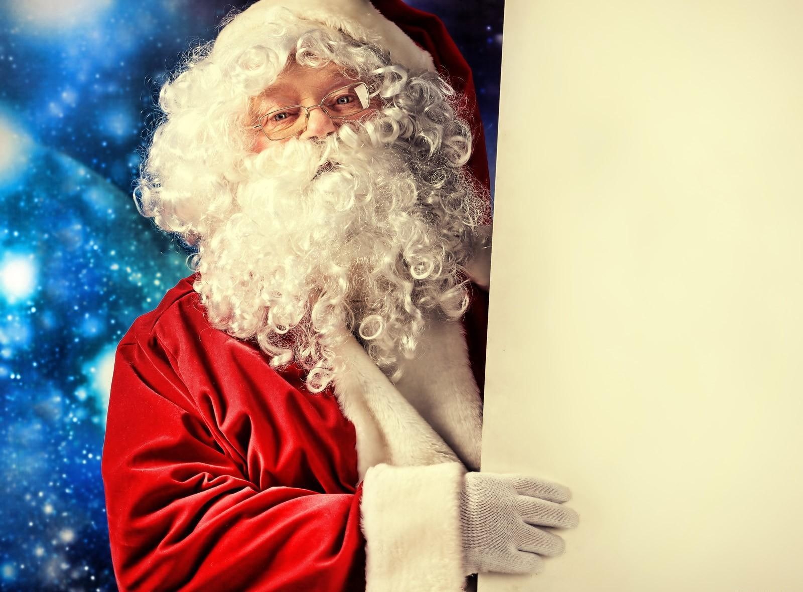 claus, 720P, beard, holiday, christmas, santa claus, glasses, santa, HD Wallpaper