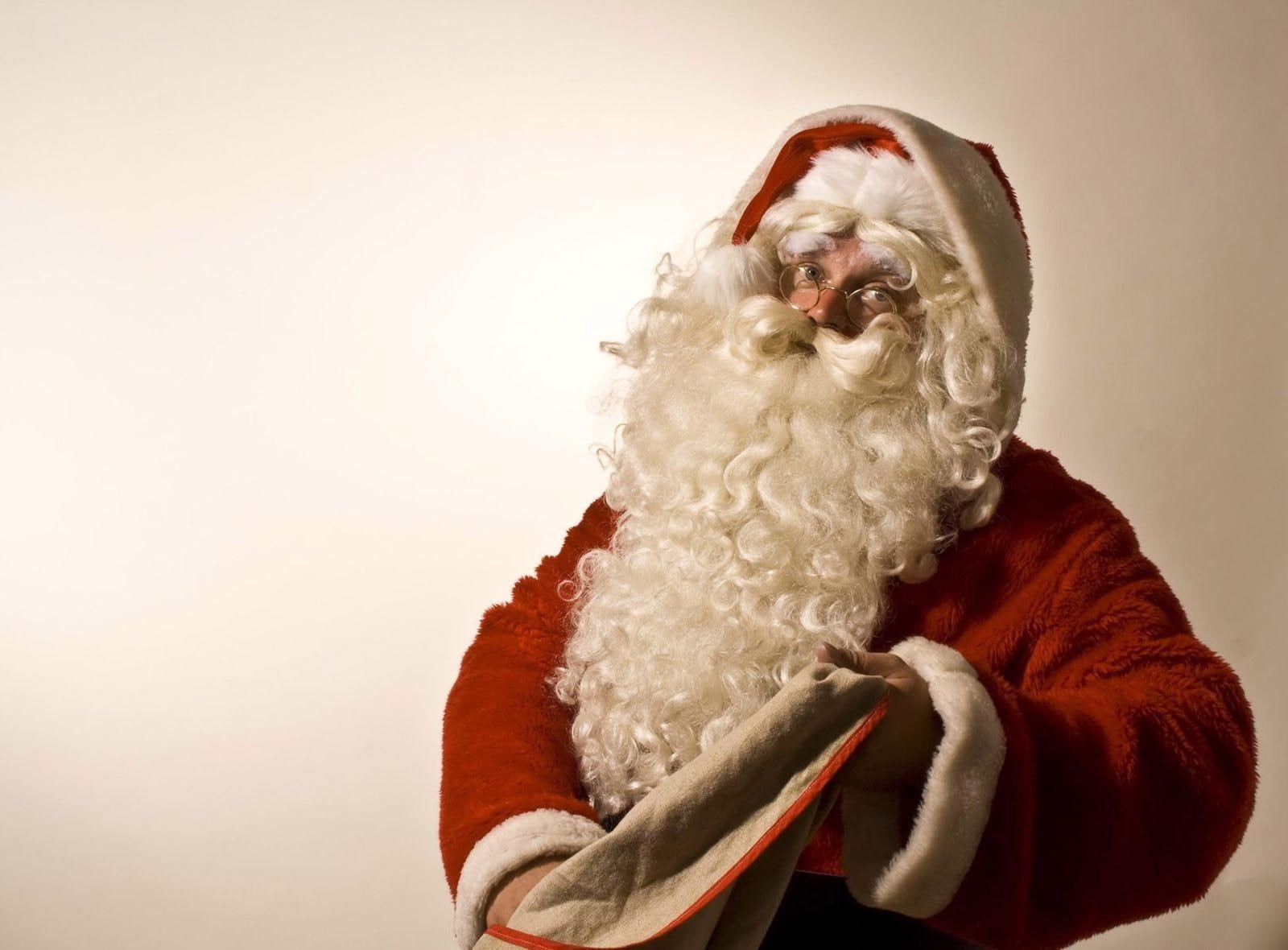 santa, 720P, claus, holiday, costume, bag, santa claus, christmas, HD Wallpaper