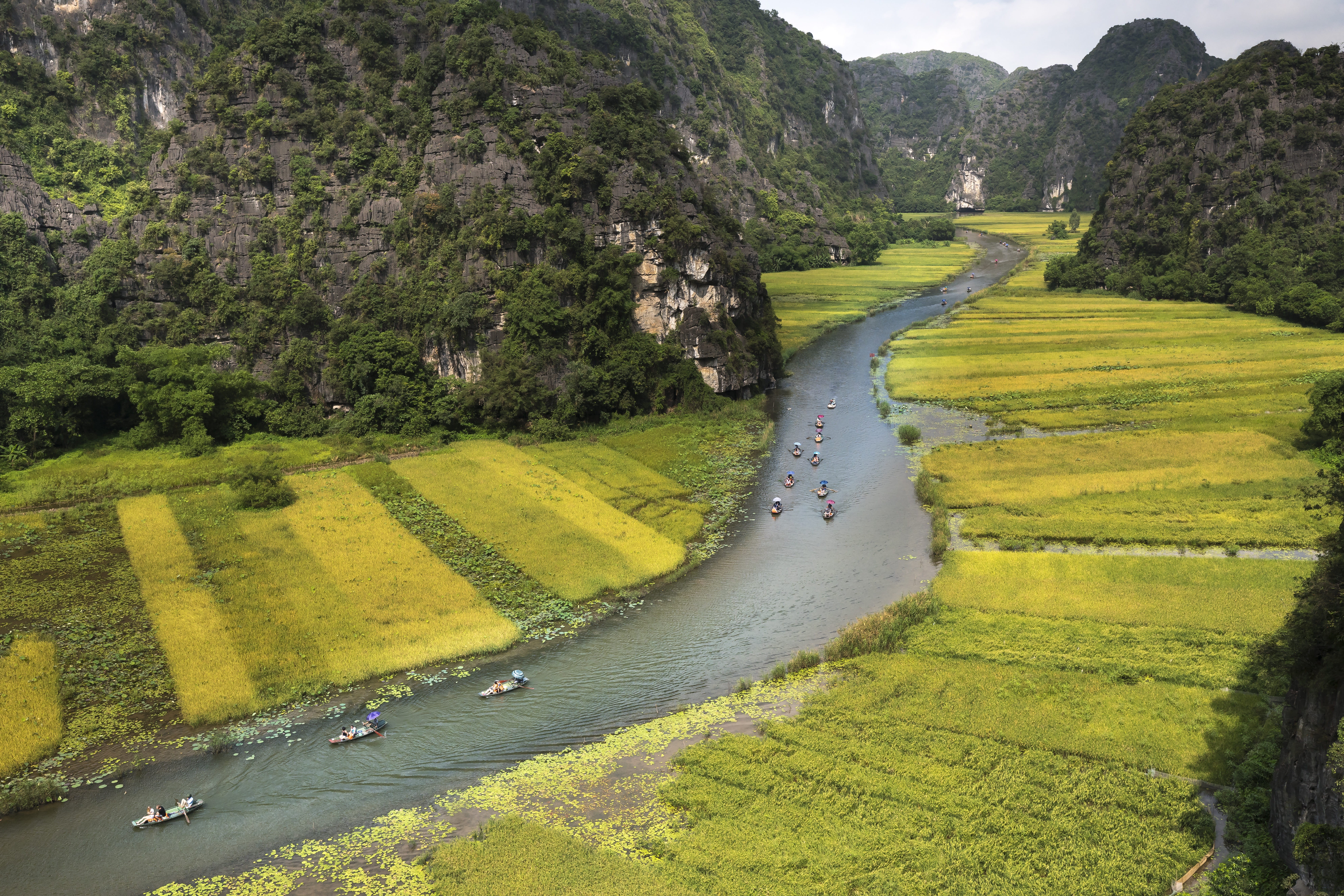curve, vietnam, the hat, business, reflect, province, water, people, aerial, 8K, scenics - nature, beauty in nature, sunlight, women, rough, high angle view, HD Wallpaper