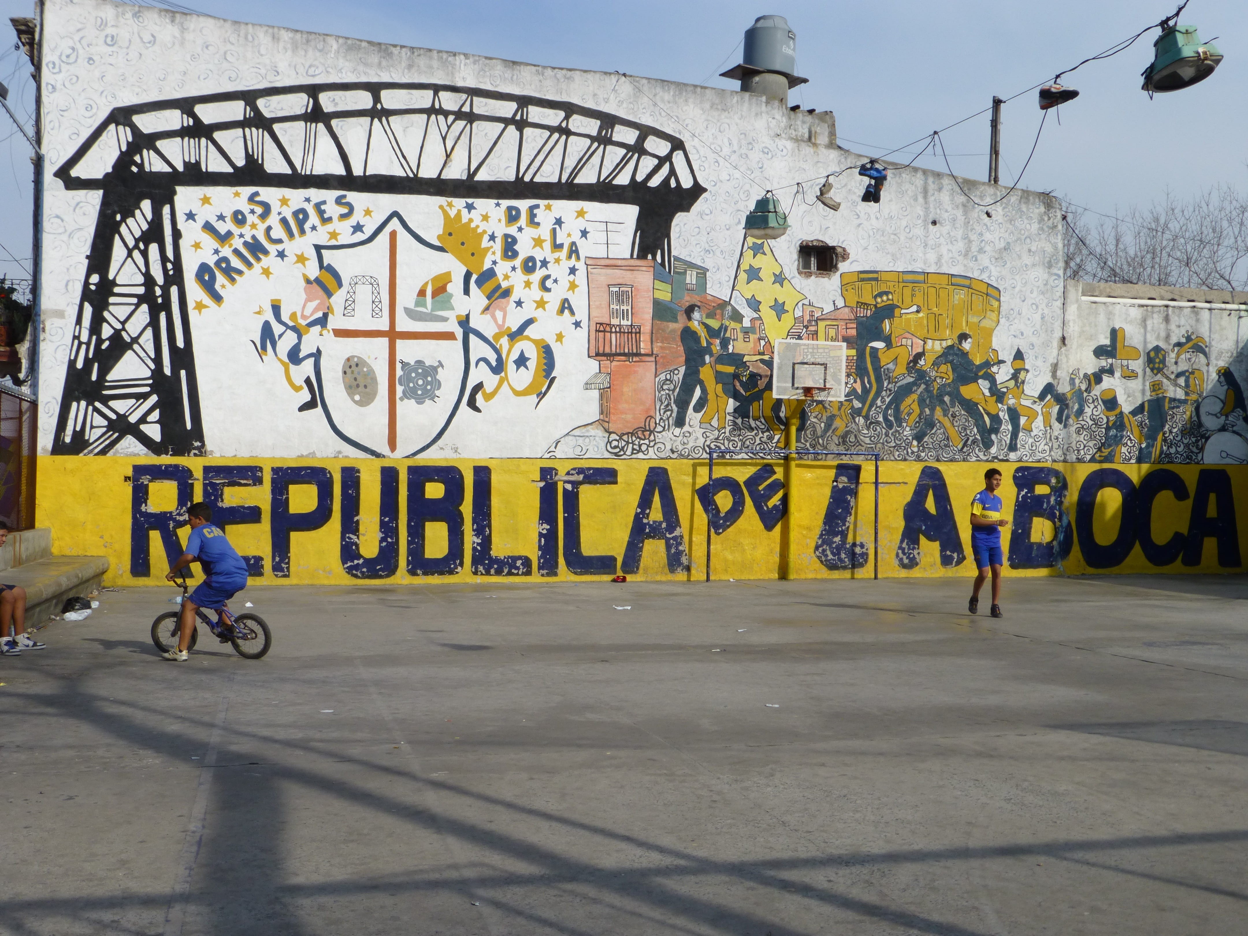 lifestyles, ride, football, land vehicle, men, communication, capital, bicycle, travel, built structure, la boca, buenos aires, people, architecture, 4K, HD Wallpaper