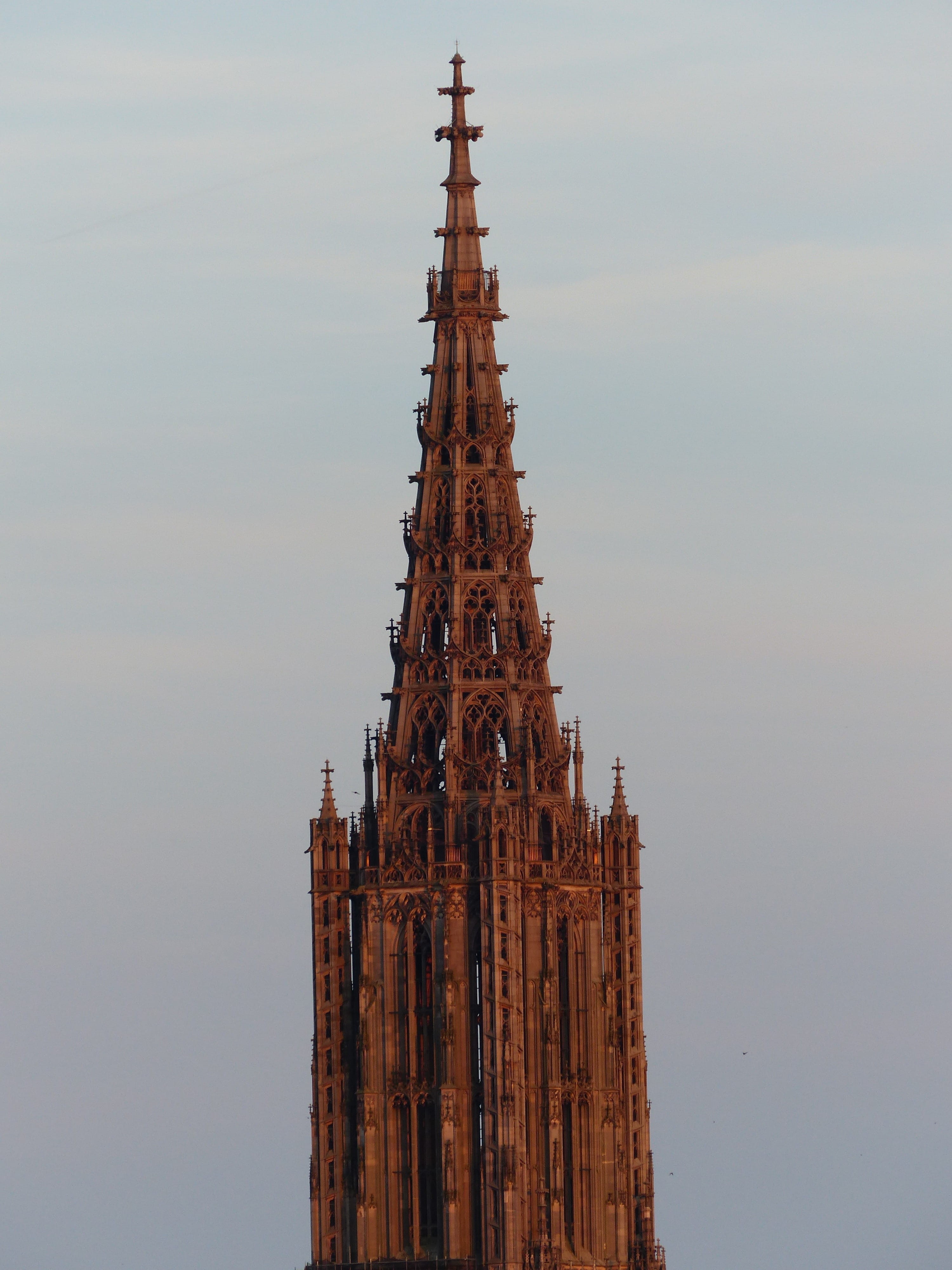 religion, gothic Style, 4K, building, abendstimmung, spirituality, tall - high, place of worship, record, no people, Münster, travel, famous Place, world record, Phone HD Wallpaper