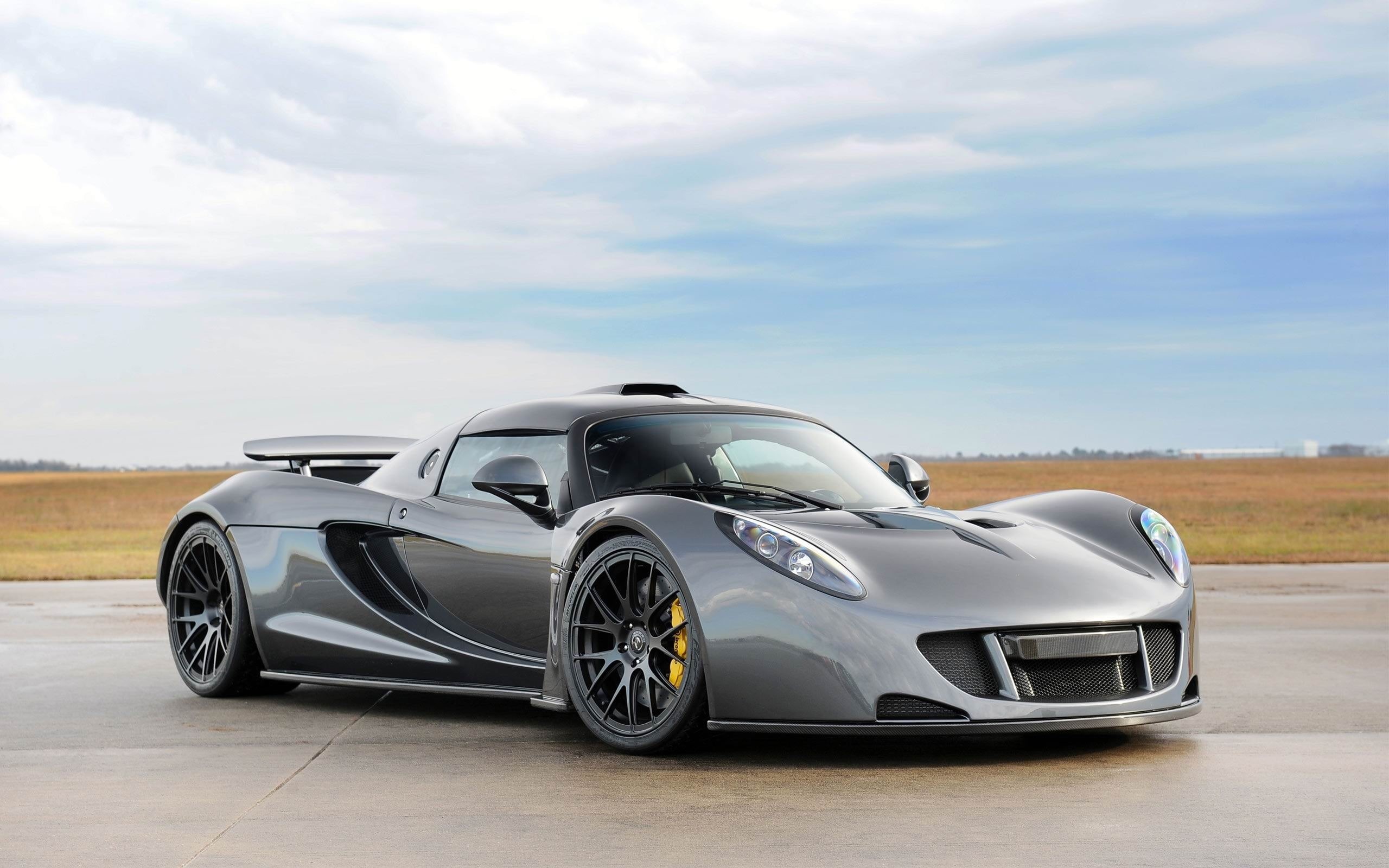 lotus, car, gray, auto, hd, day, nature, cloud - sky, evora, motor vehicle, travel, road, venom, speed, no people, hennessey, mode of transportation, transportation, HD Wallpaper