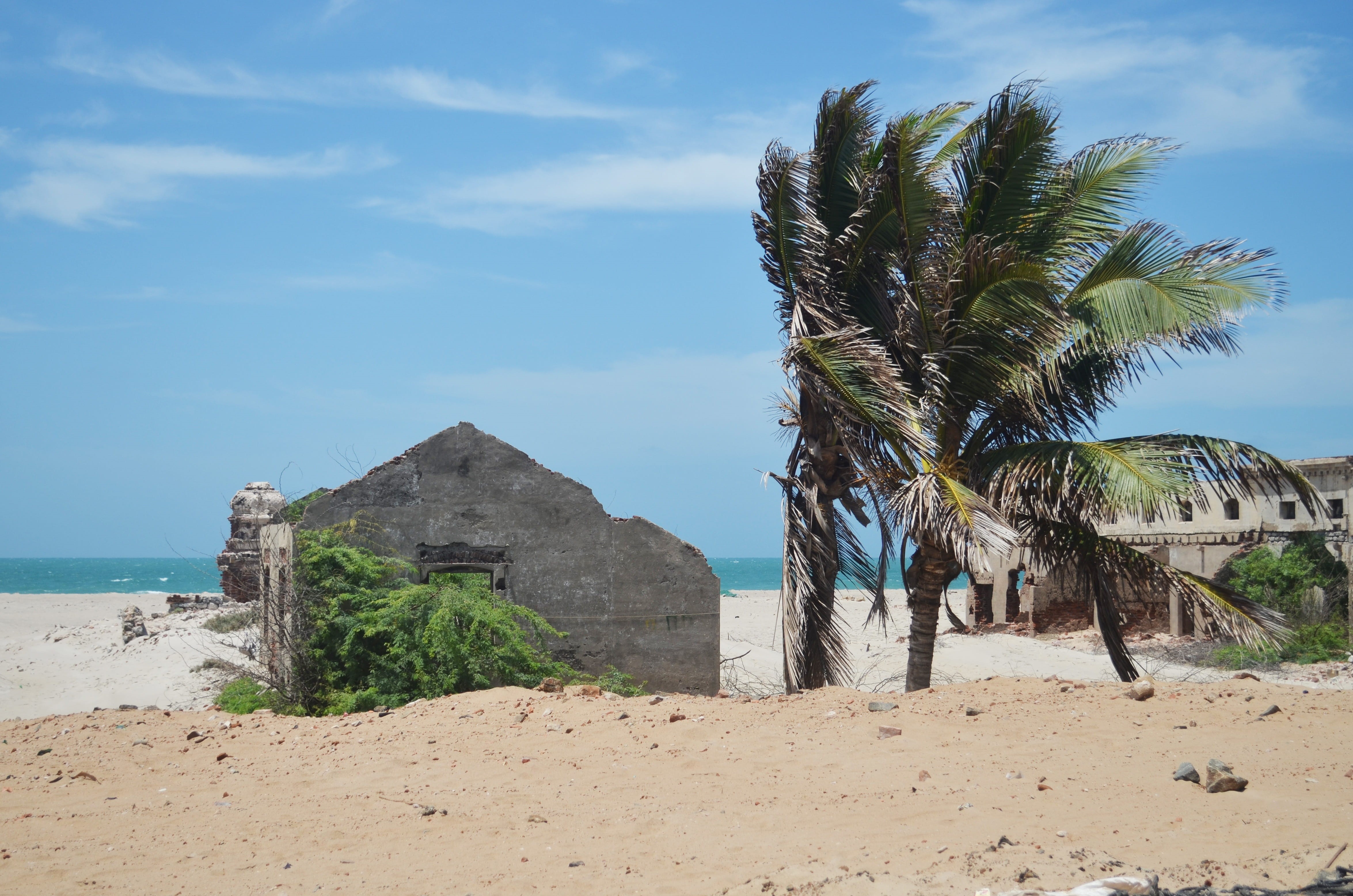 scenics - nature, summer, cloud - sky, 4K, day, Dhanushkodi, coastline, no People, sky, land, India, travel Destinations, nature, beaches, island, tropical Climate, HD Wallpaper