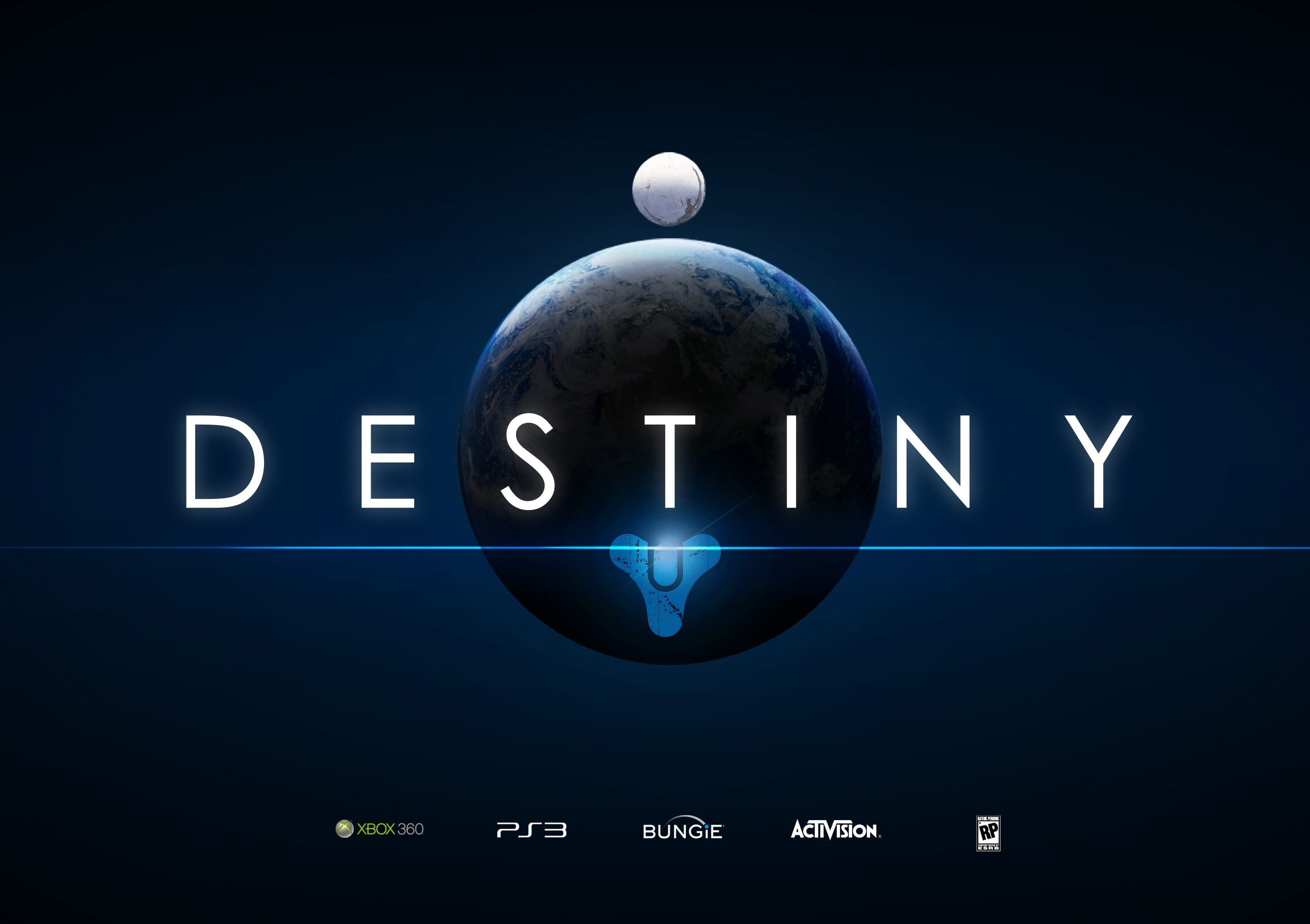 destiny, Moon, video games, science fiction, Destiny 2, Destiny (video game), Earth, 2K, HD Wallpaper