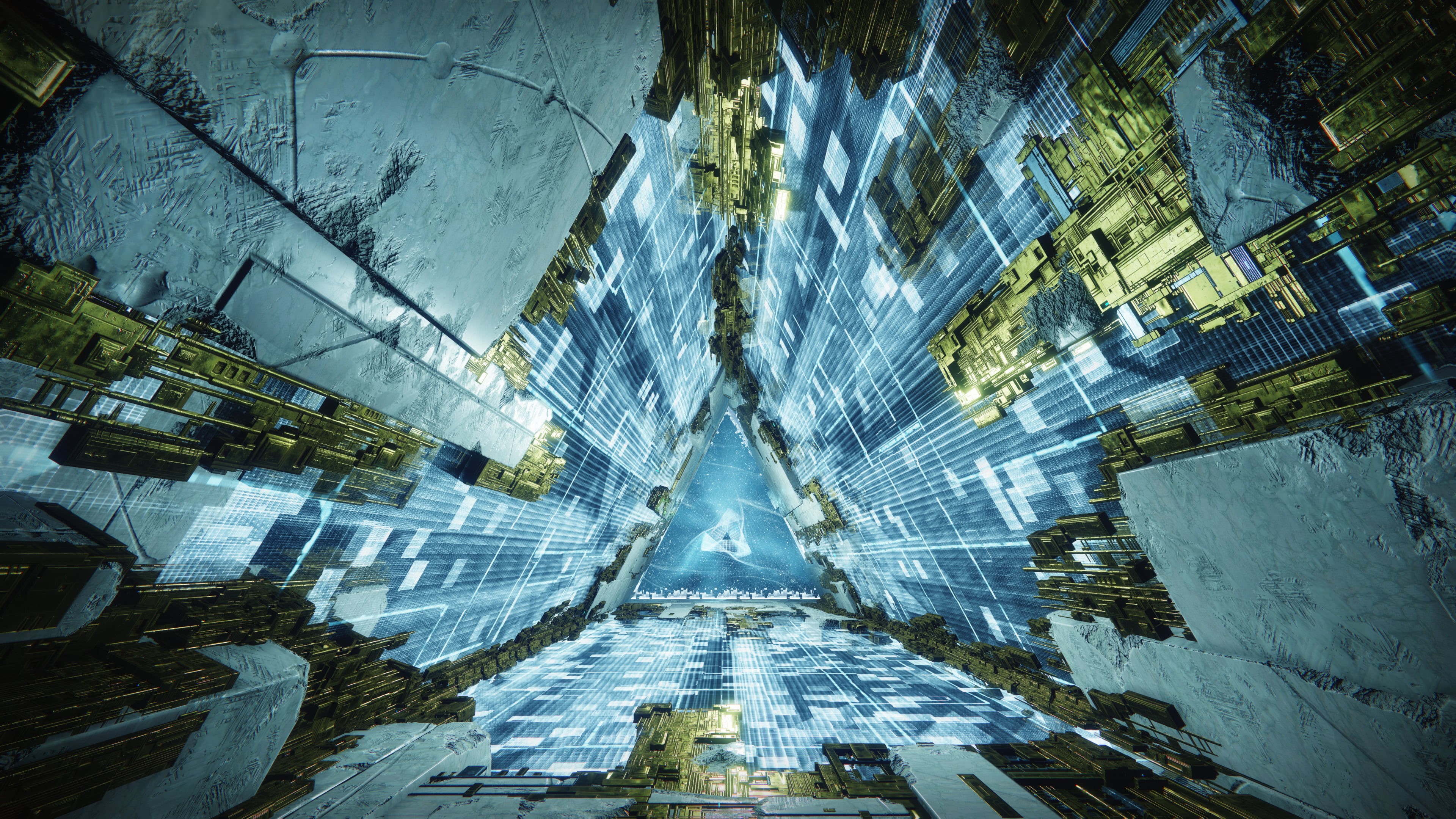 abstract, Destiny 2, tech, video games, 4K, HD Wallpaper