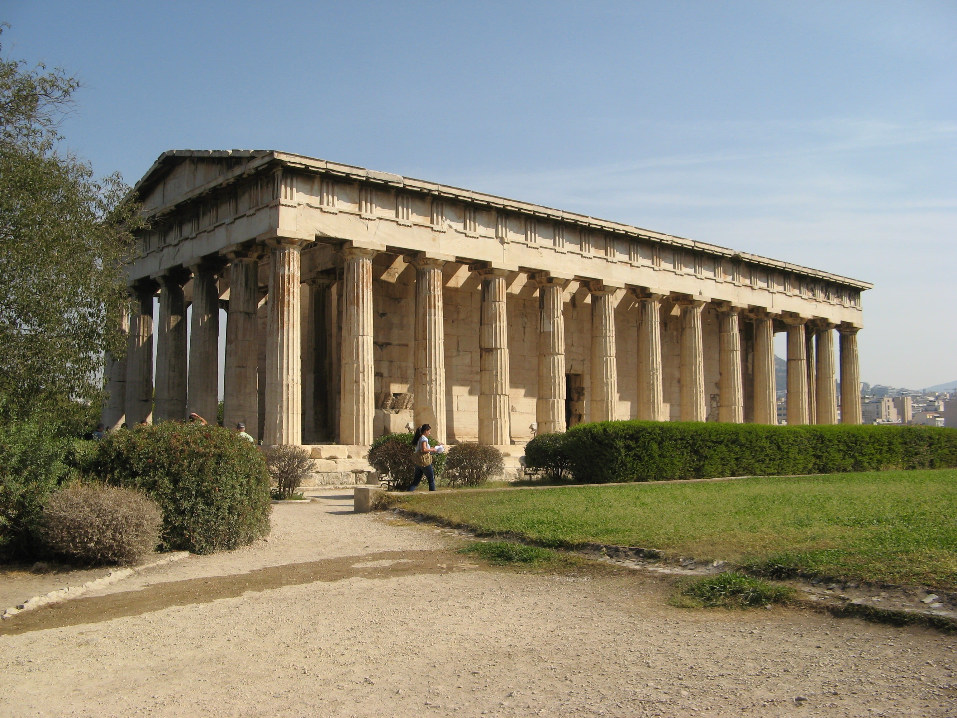 hephaistos, history, building exterior, stone Material, old Ruin, tourism, the Past, travel Destinations, Greece, government, no people, sky, monument, HD Wallpaper