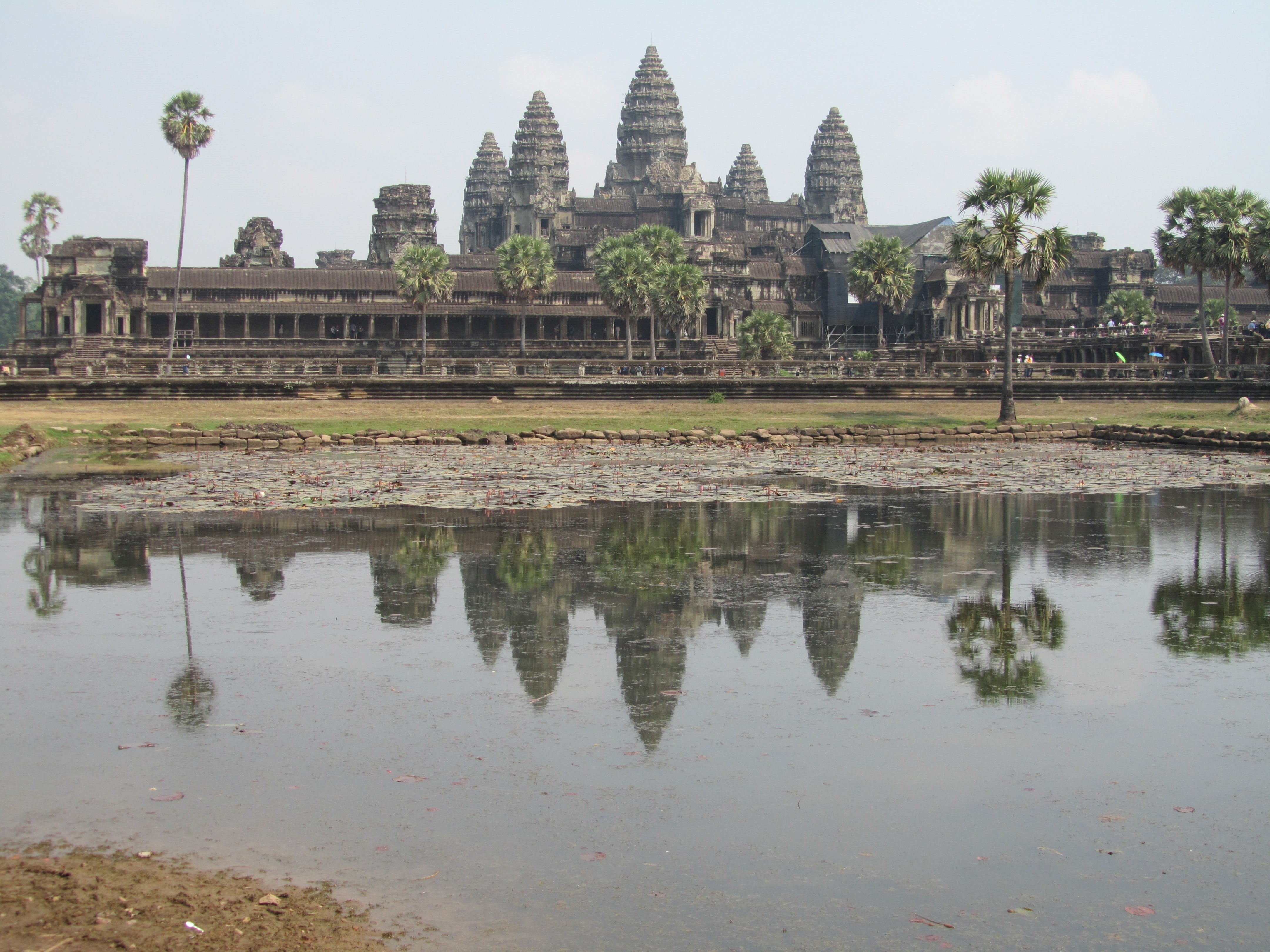 historical, temple, siem reap, outdoors, religion, structure, ancient, sky, archaeology, culture, ancient civilization, landmark, building, building exterior, HD Wallpaper