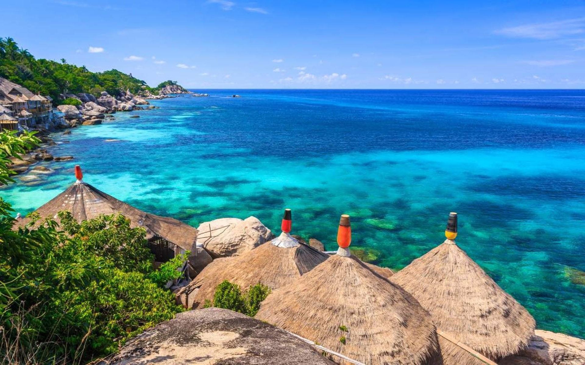 koh, hd, 1080P, beautiful, photo, beaches, nang, tao, yuan, thailand, HD Wallpaper