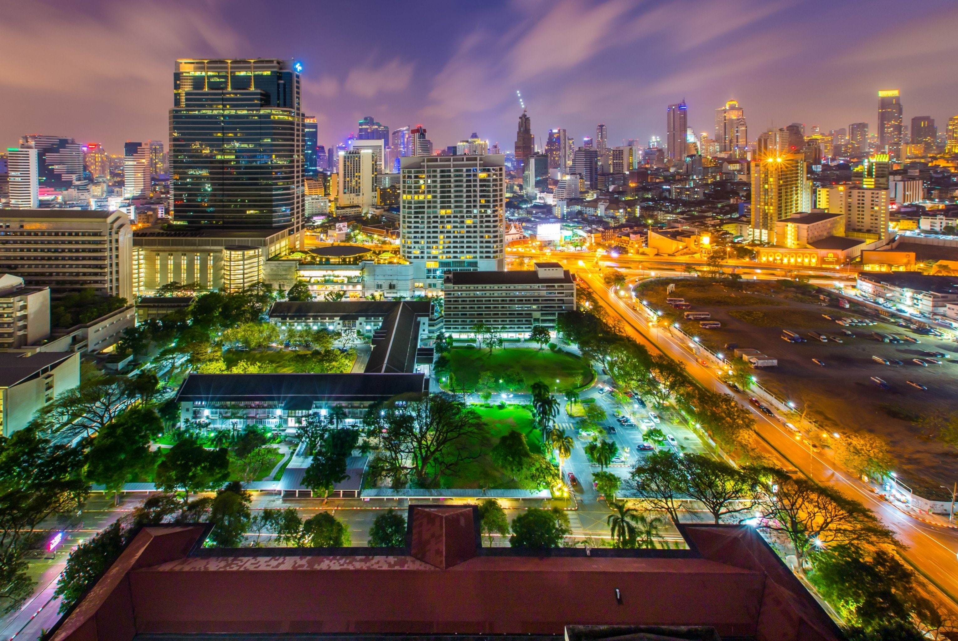 2K, city, bangkok, university, chulalongkorn, thailand, HD Wallpaper