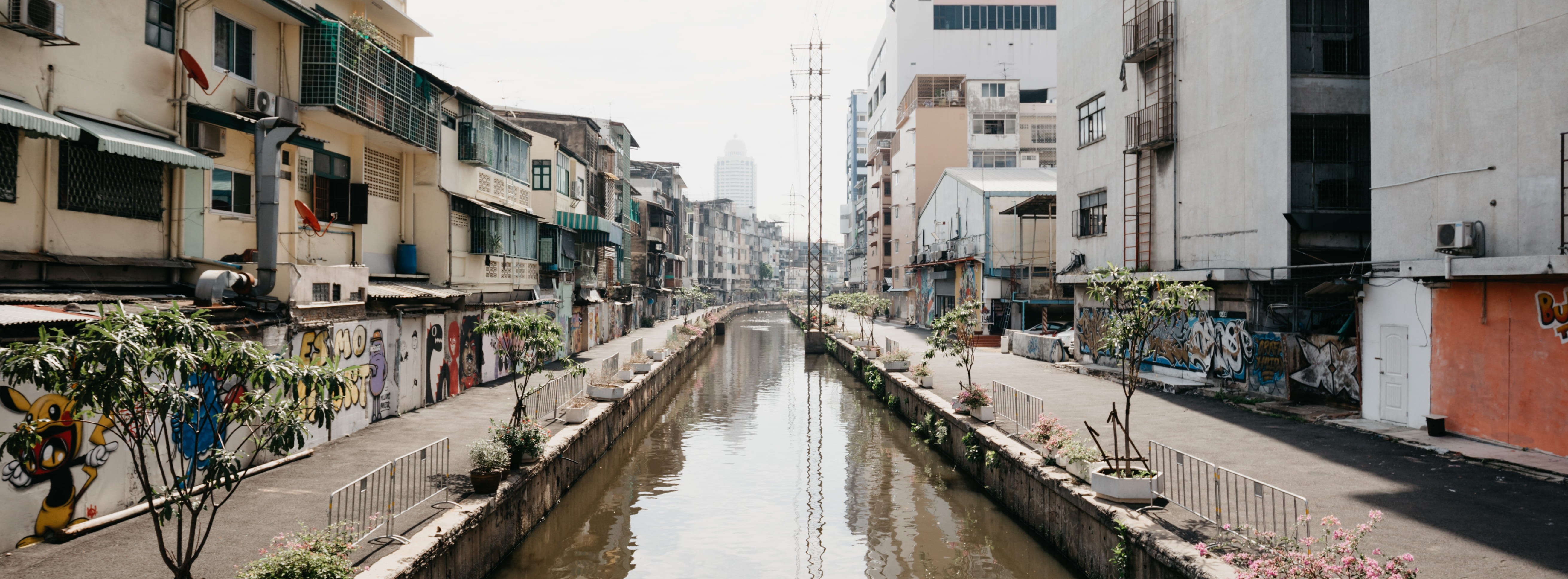 water, nature, wide, 5K, building exterior, waterfront, transportation, building, reflection, canal, incidental people, residential district, HD Wallpaper