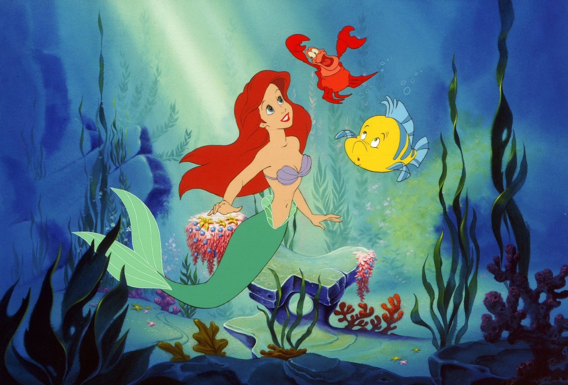 1080P, Mermaid, The Little Mermaid, HD Wallpaper