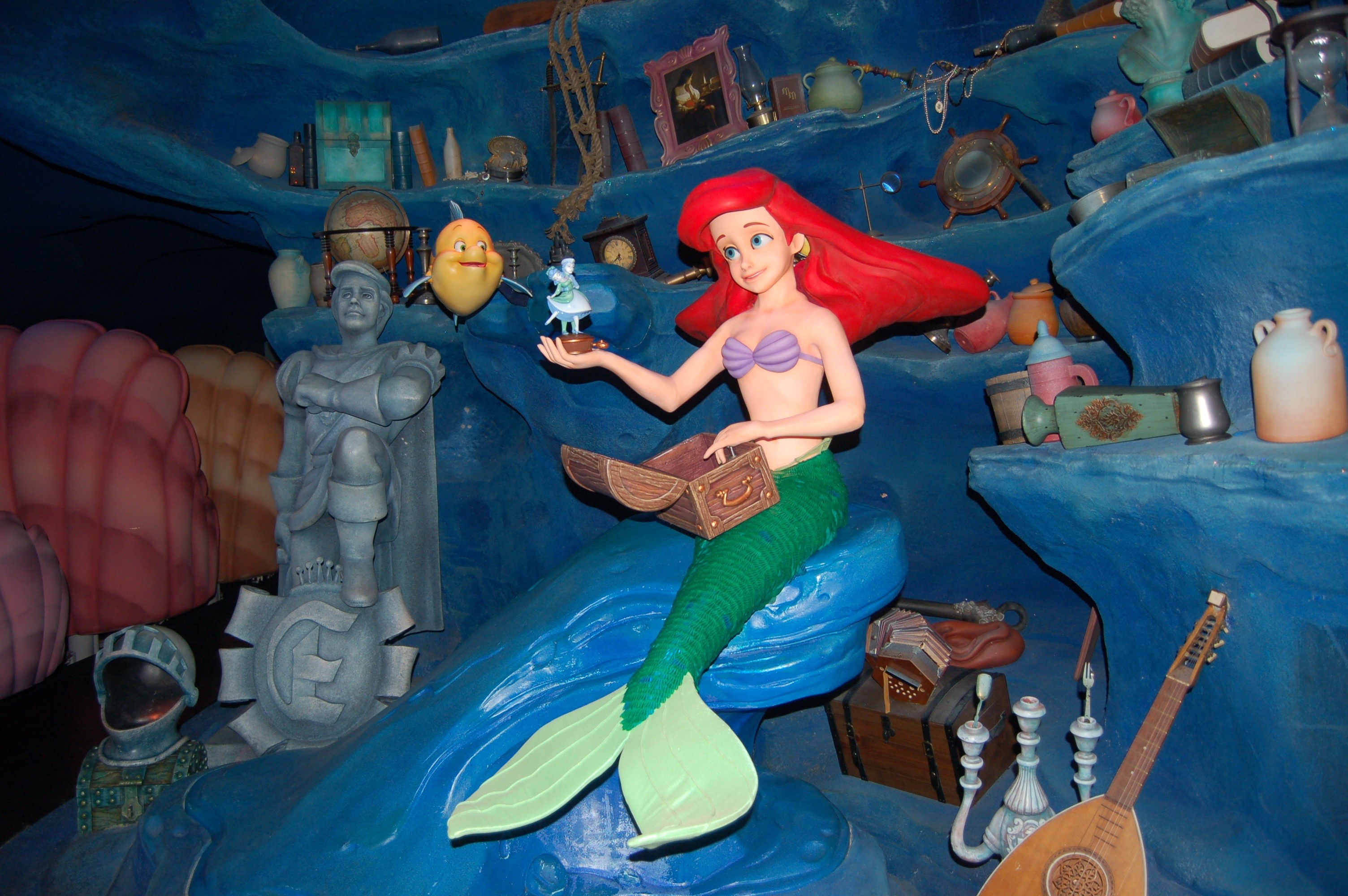 doll, mannequin, religion, no people, statue, magic kingdom, art and craft, little mermaid, toy, creativity, sculpture, full length, representation, clothing, HD Wallpaper