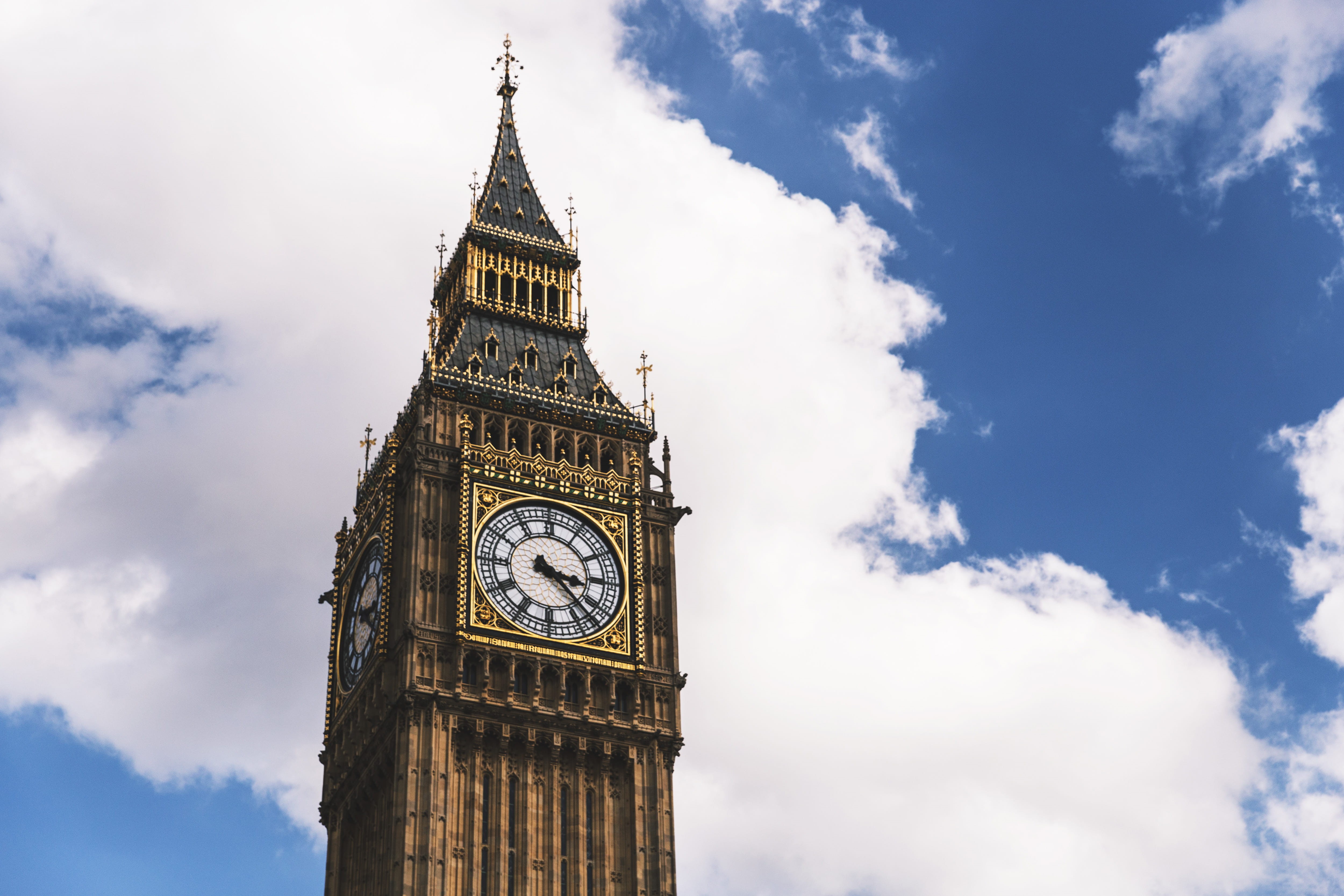 england, government, Big Ben, tower, city Of Westminster, London, building exterior, building, nature, architecture, london - England, 4K, day, thames River, HD Wallpaper