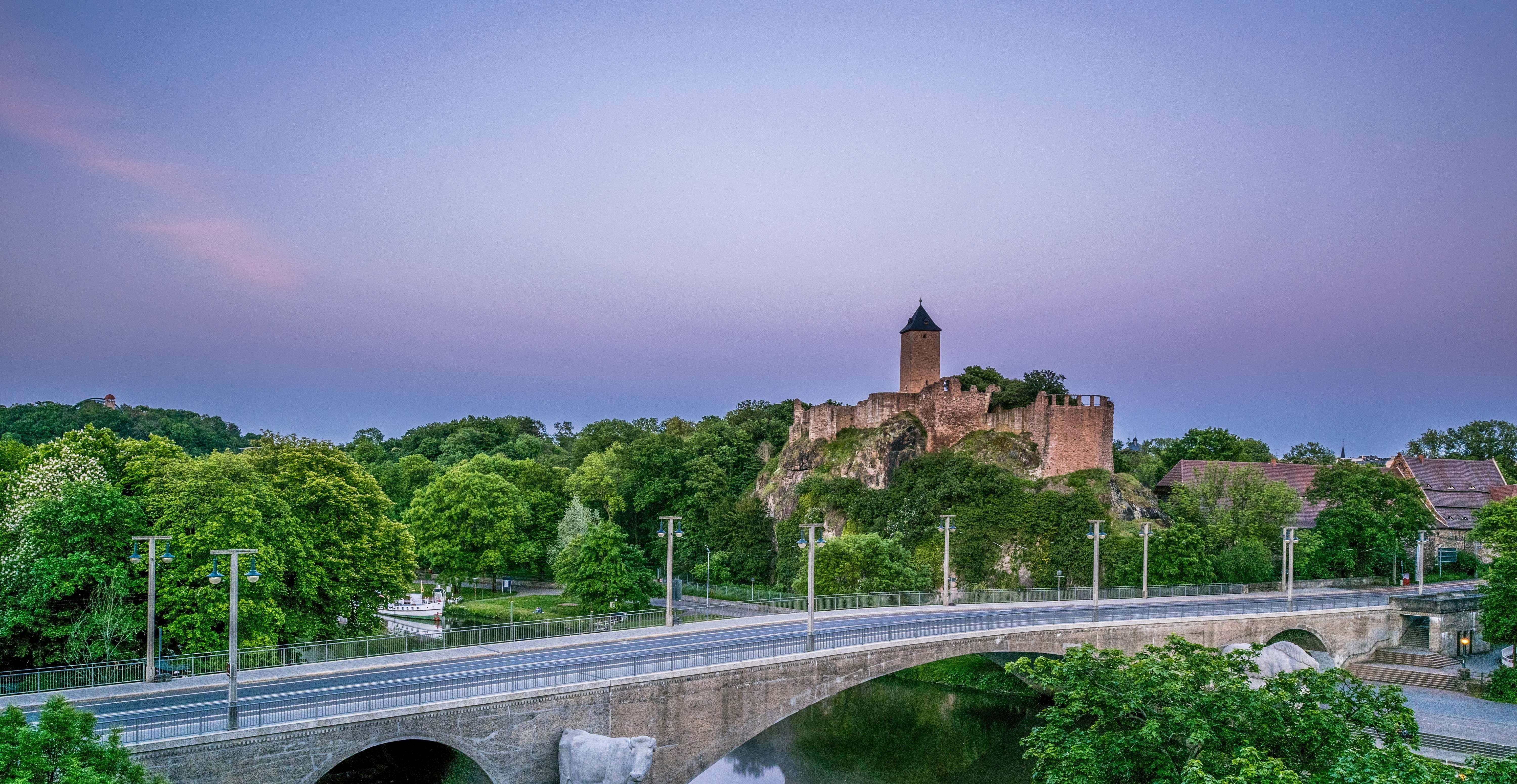 5K, hall, city, bridge, old building, the past, tales of detention, travel, monument, outdoors, built structure, tower, plant, europe, sky, cityscape, HD Wallpaper