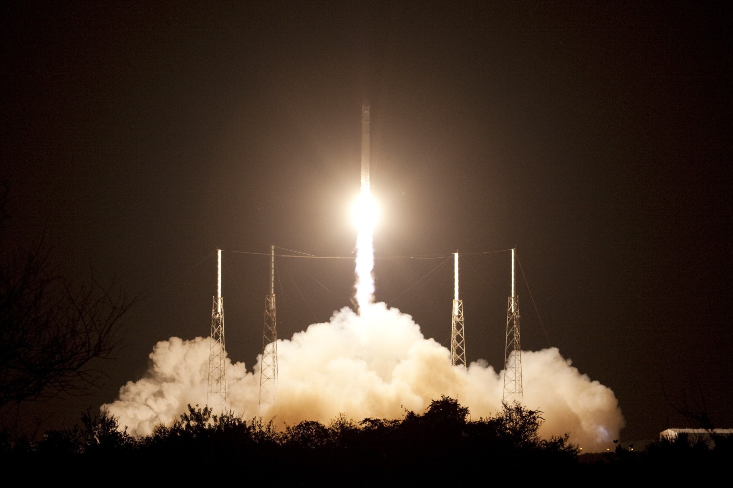1080P, spaceship, launch pads, HD Wallpaper