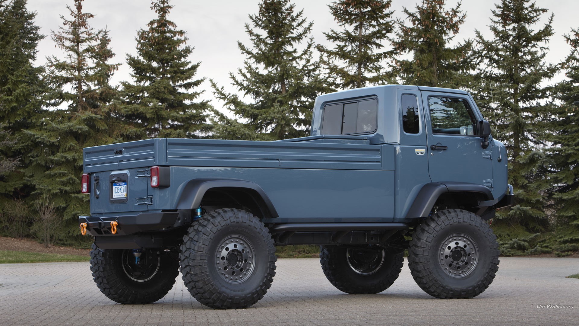 1080P, Jeep Mighty FC, car, HD Wallpaper