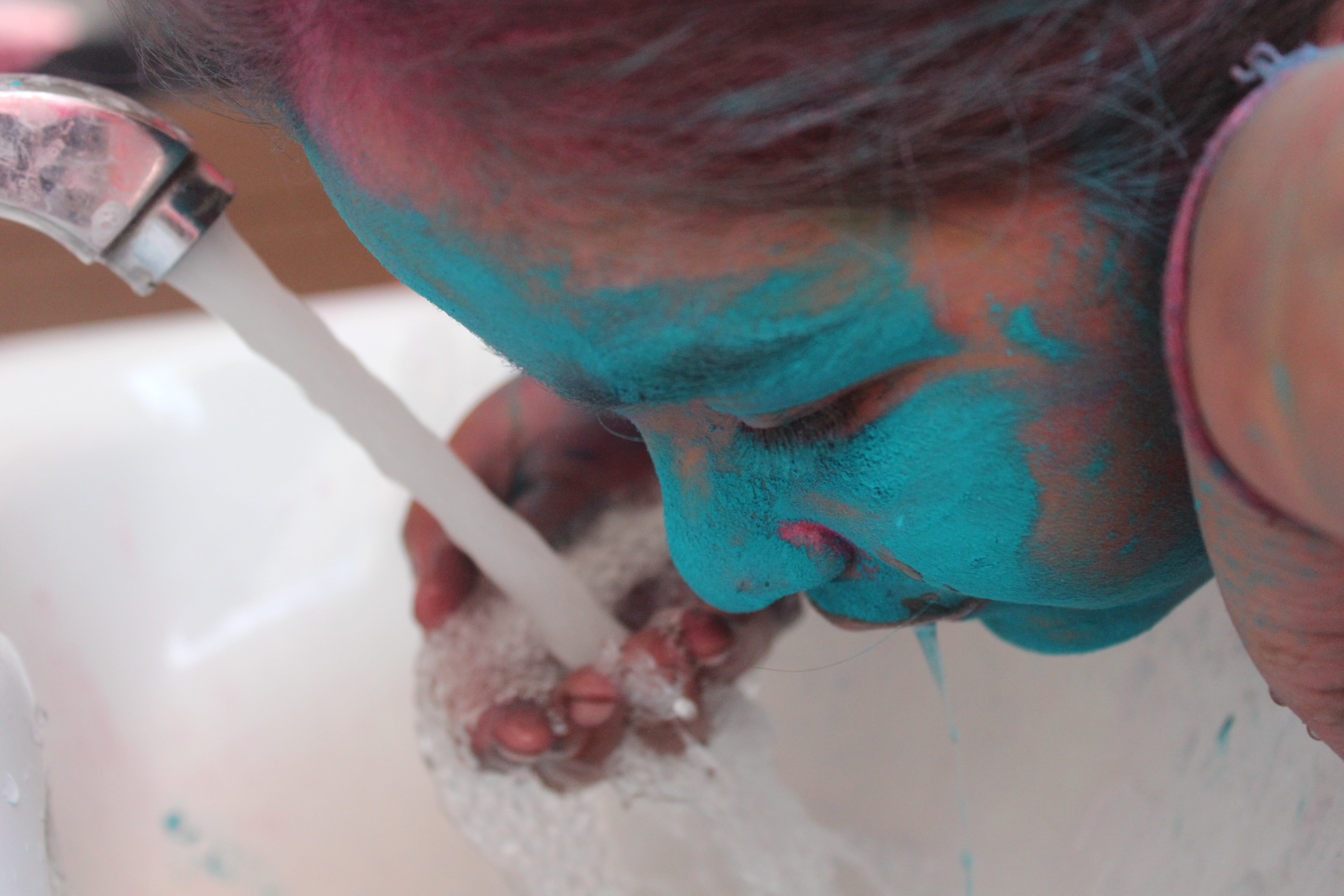 cheerful, punjab, innocence, patiala, happy, india, men, creativity, children, smile, close-up, holi, water, adult, art and craft, males, 5K, portrait, HD Wallpaper