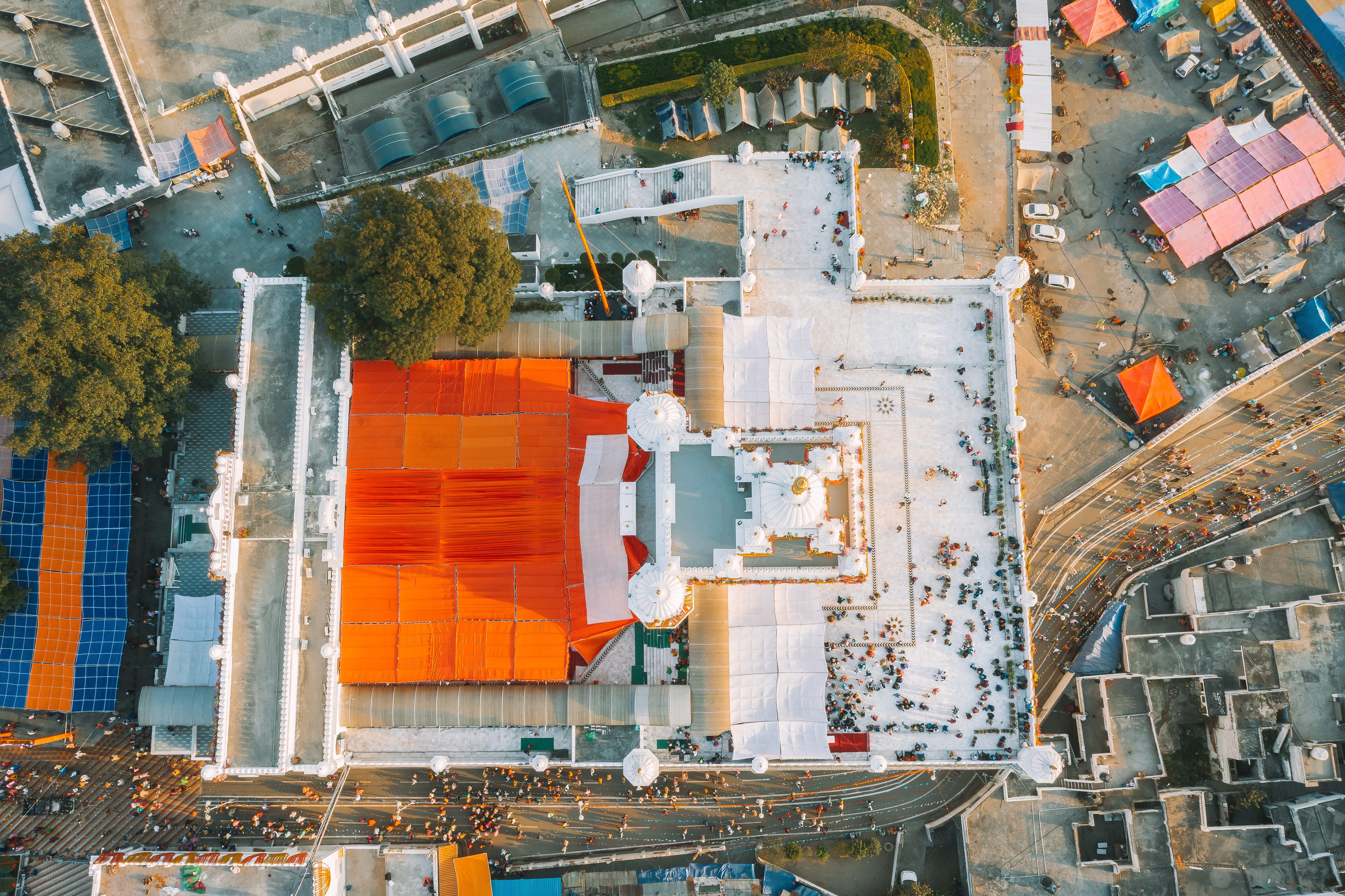 development, scenery, plant, hola mohalla, day, punjab, construction industry, high, cityscape, no people, orange color, building exterior, white, outdoors, HD Wallpaper